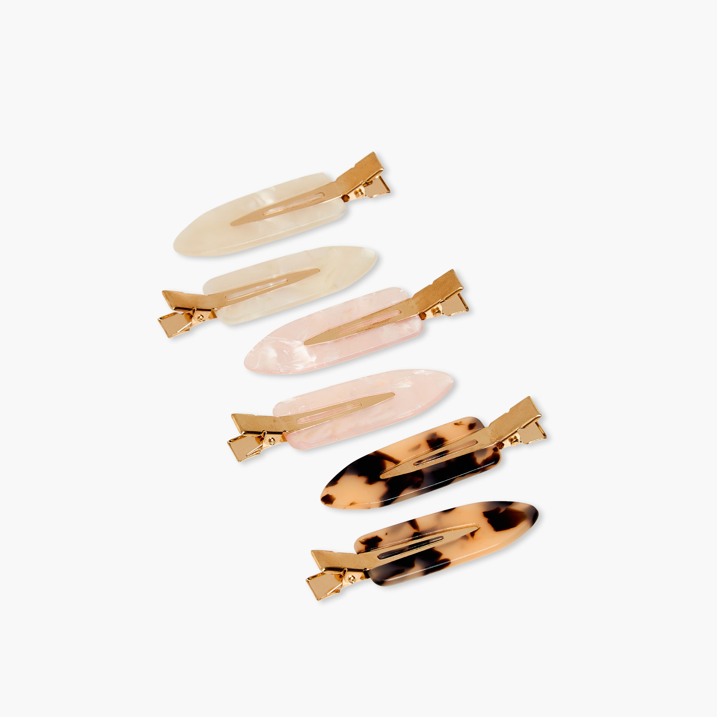 Charmz Girls Hair Clip with Assorted Design - Lucite - Set of 6-girls-accessories-hairaccessories-image-3