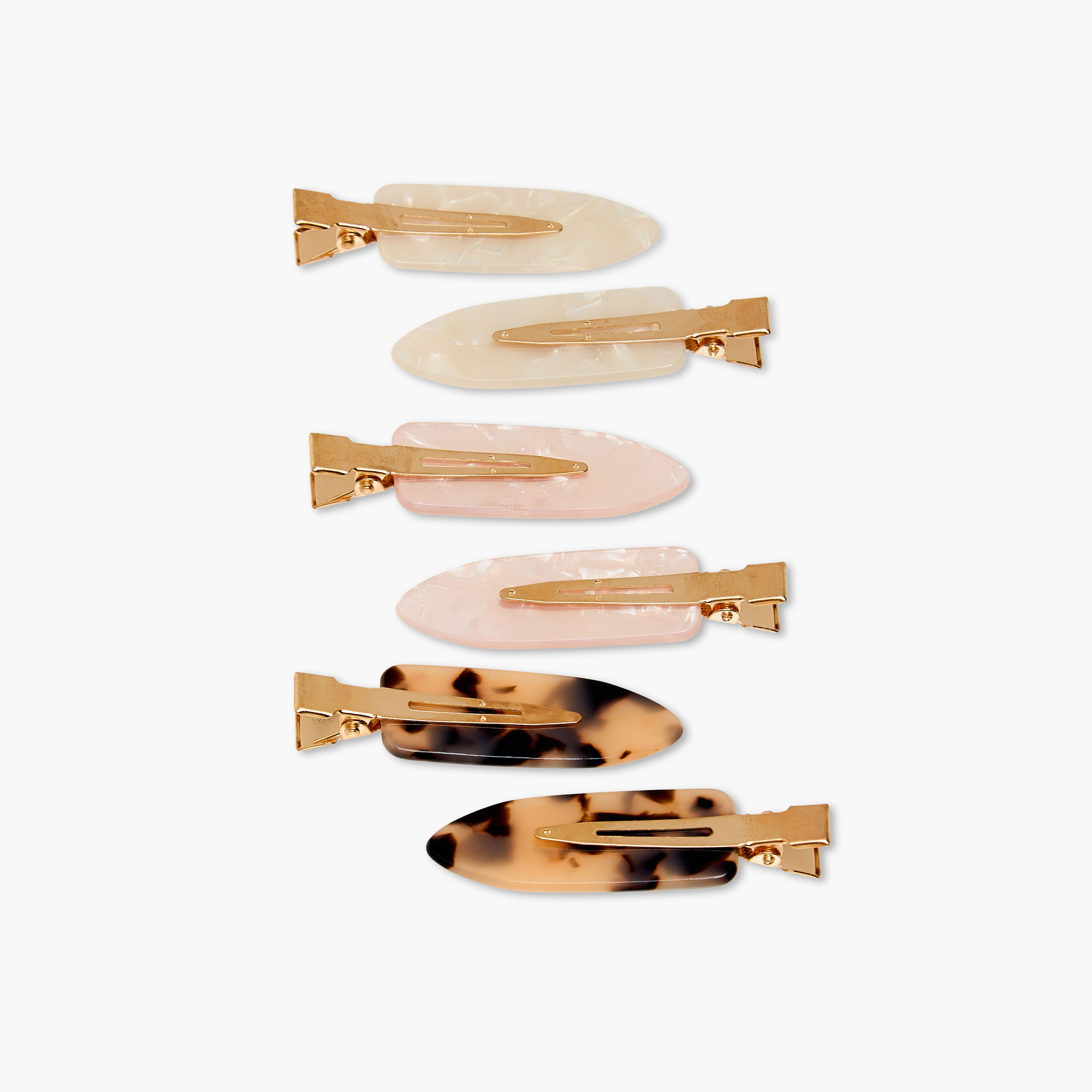 Charmz Girls Hair Clip with Assorted Design - Lucite - Set of 6-girls-accessories-hairaccessories-image-5