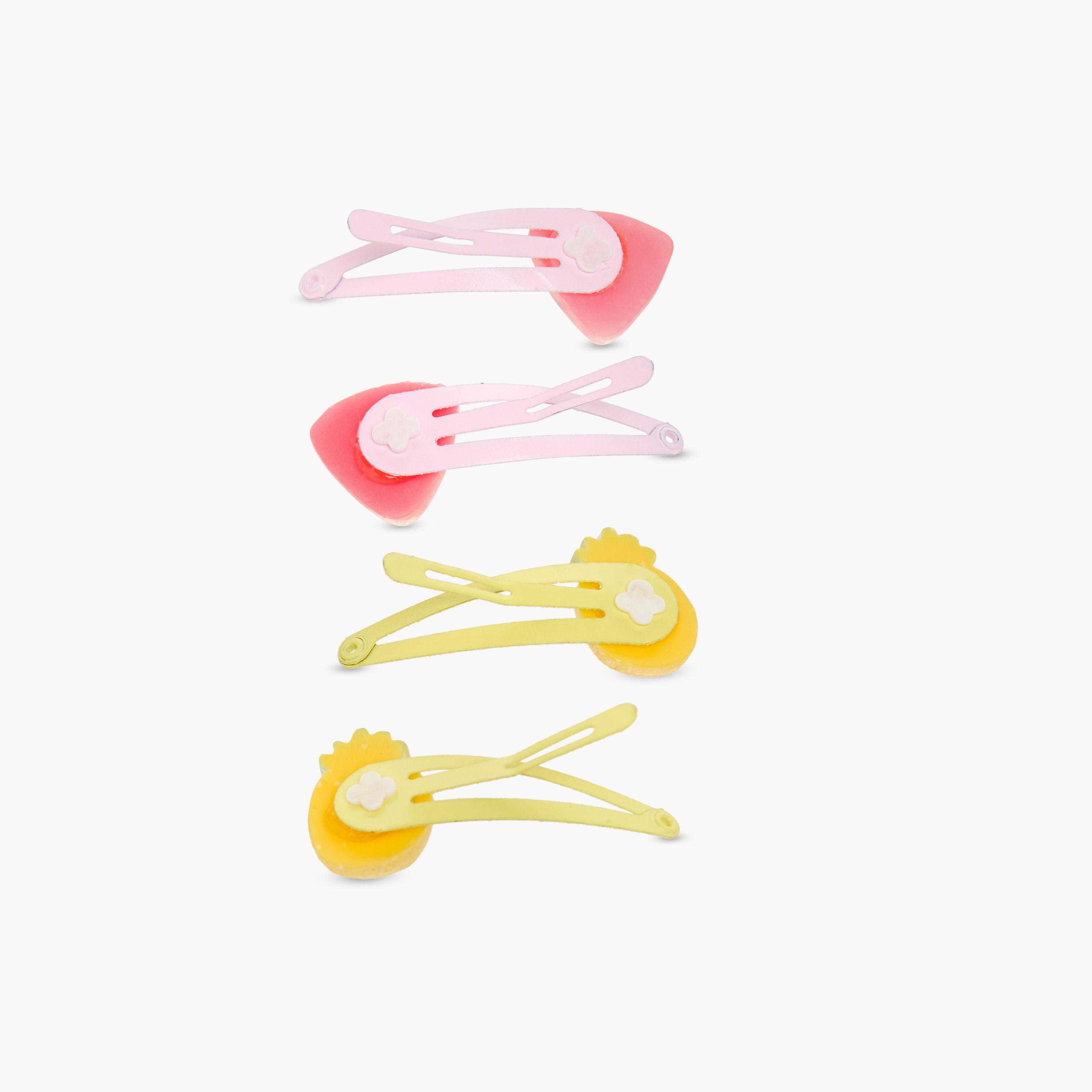 Charmz Girls Hair Clip with Fruit Accent - Plastic - Set of 4-girls-accessories-hairaccessories-image-5