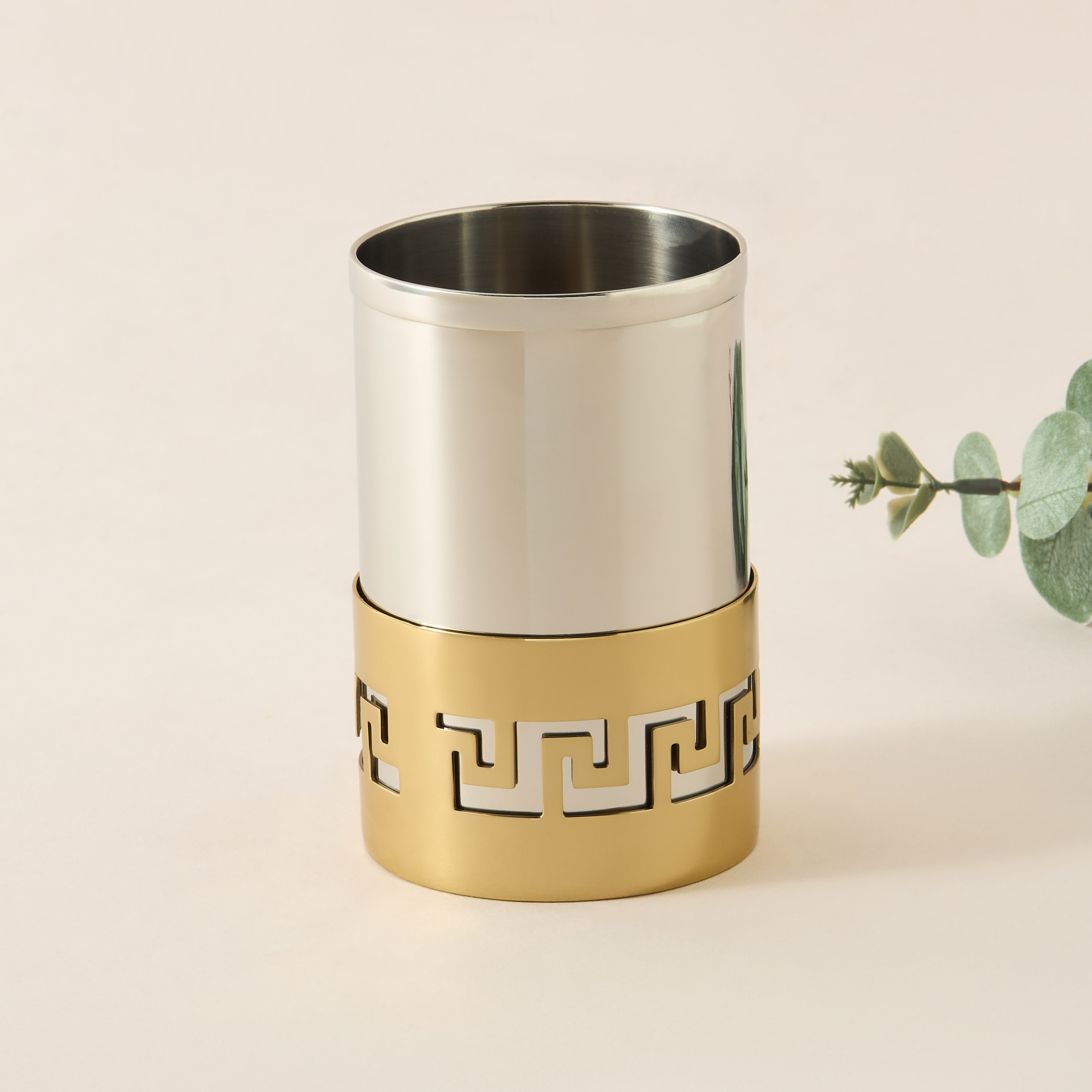 Gia como Cutout Detail Stainless Steel Tumbler-household-bathandlaundry-bathaccessories-toothbrushholdersandtumblers-image-1