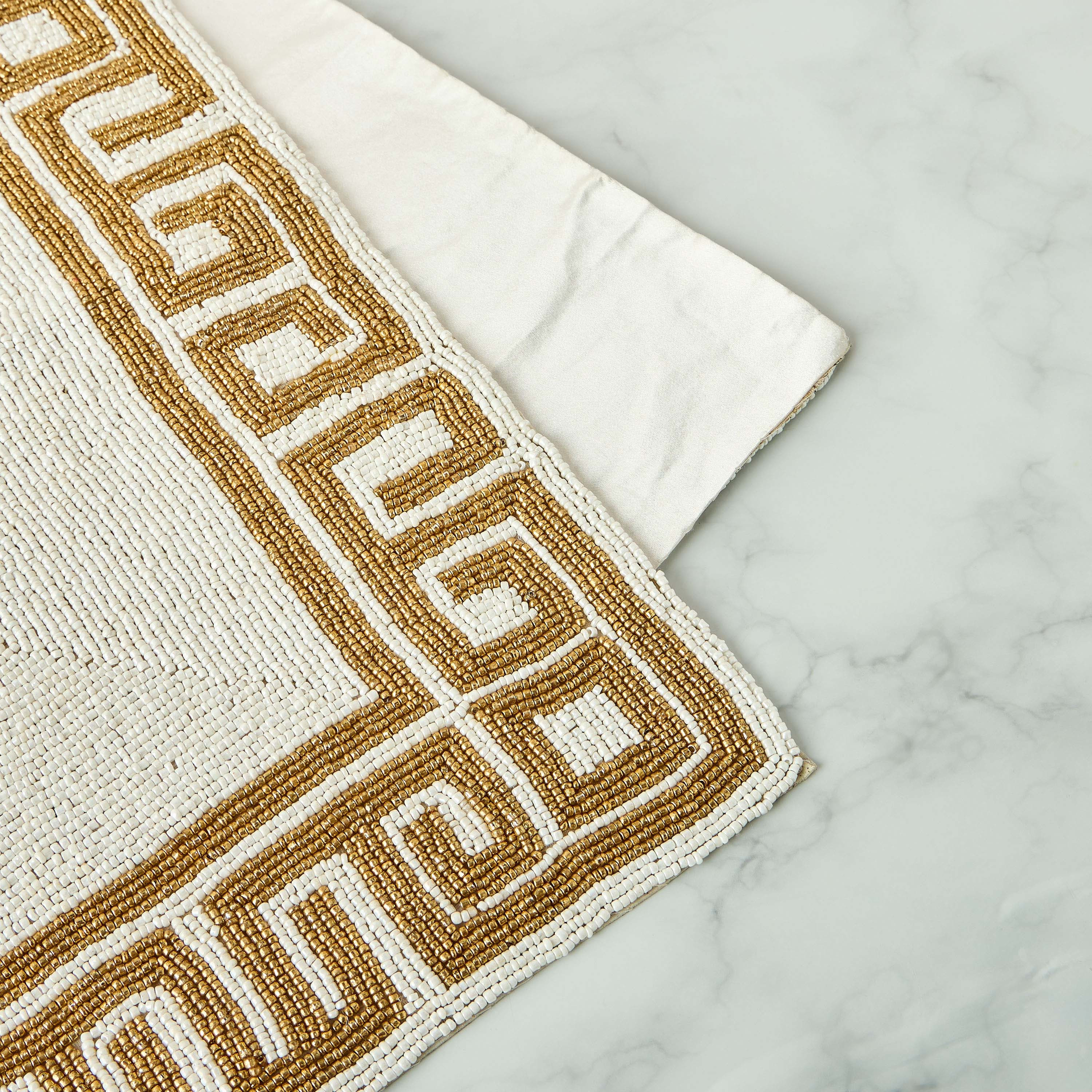 Gia Beaded Runner - 90x33 cms-household-dining-tablelinen-runnersandtablecovers-image-4
