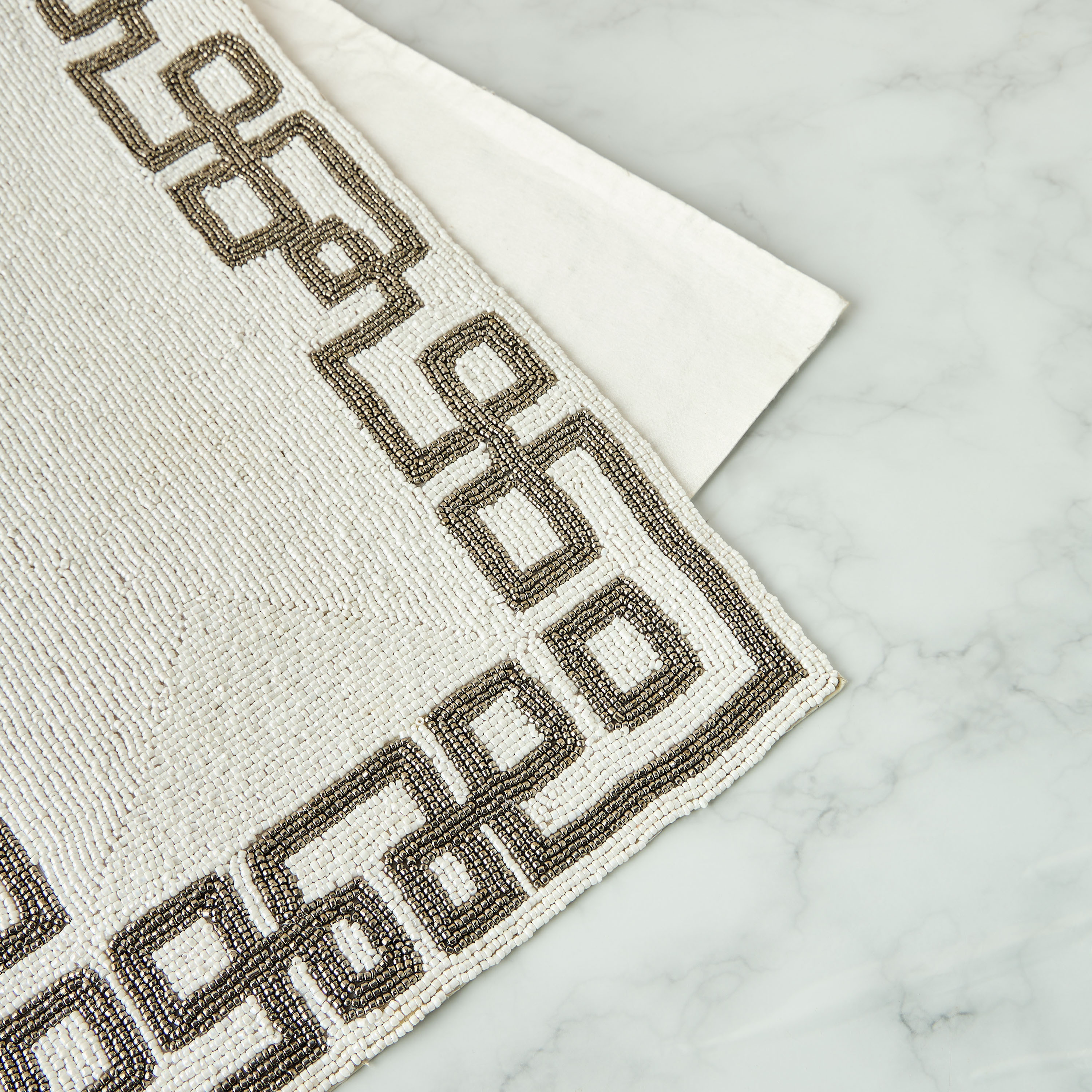 Gia Beaded Runner - 90x33 cms-household-dining-tablelinen-runnersandtablecovers-image-4