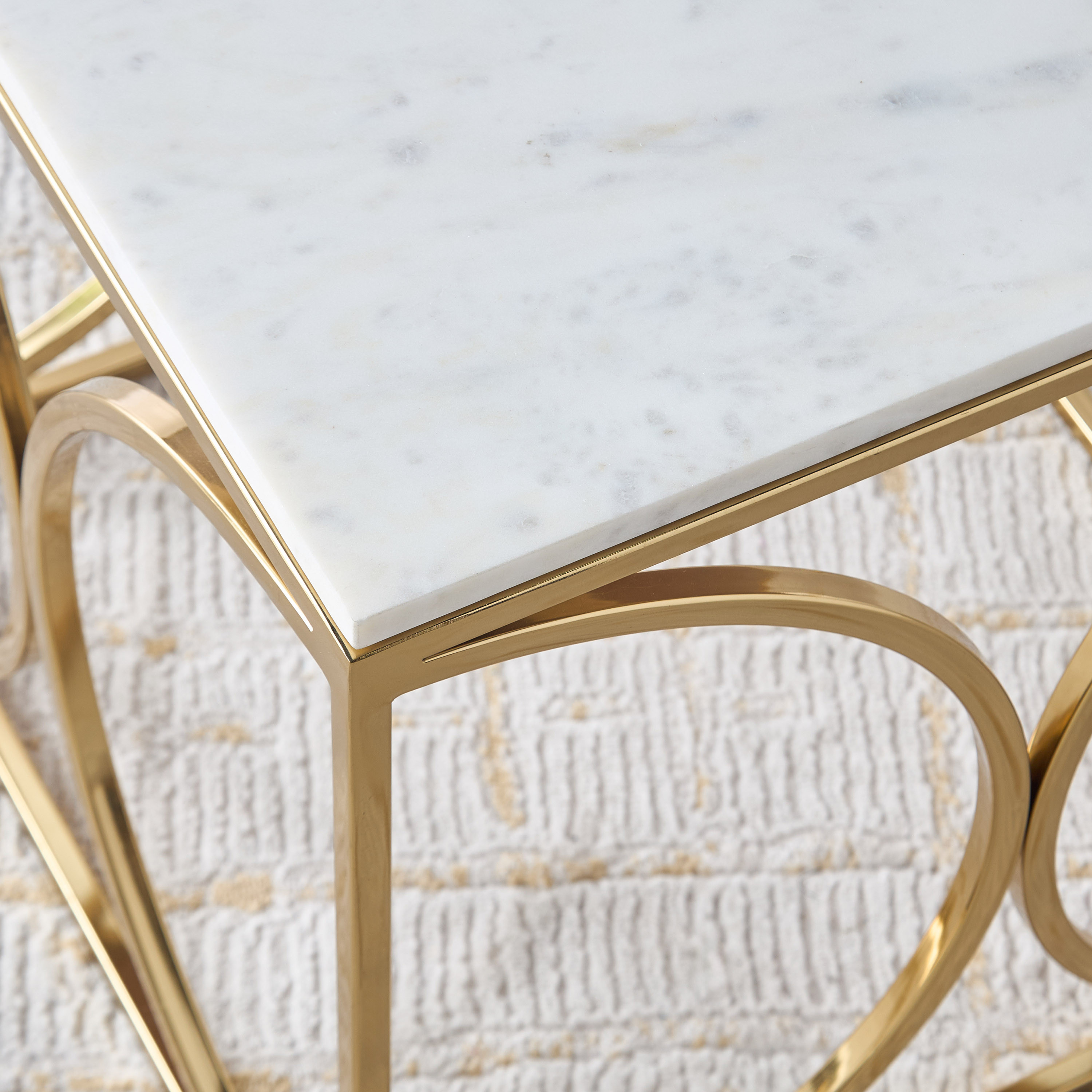Gia Como 2-Piece Geometric Marble Top Square Nesting Table Set-furniture-livingroom-nestoftables-image-3