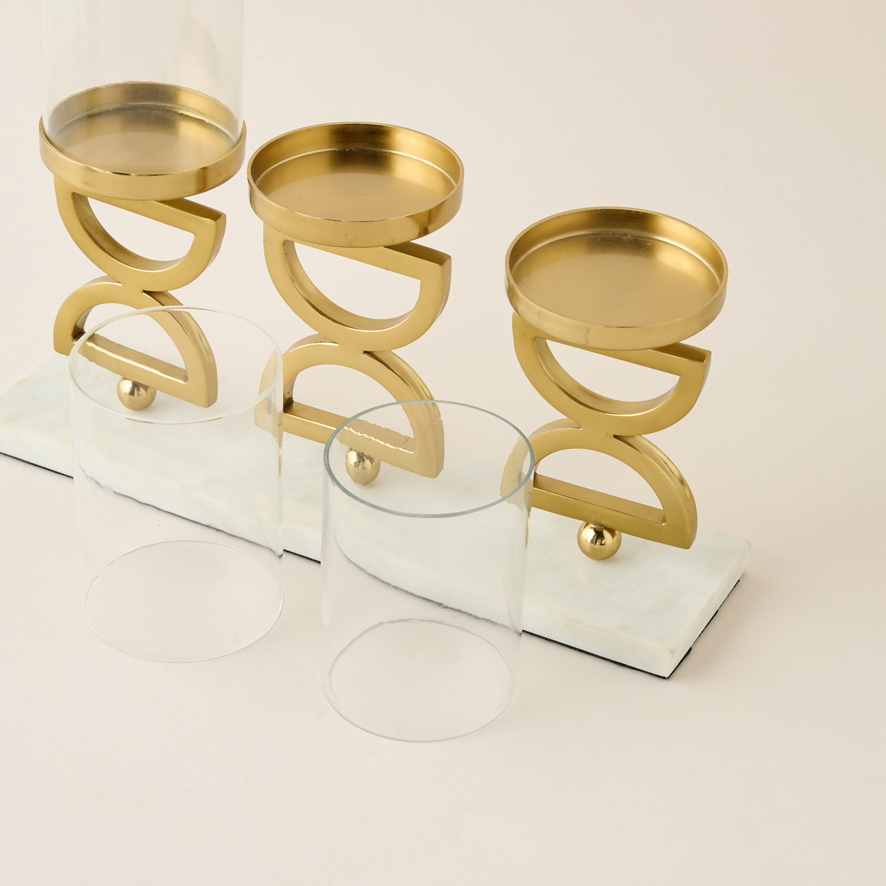 Gia Como 3-Pillar Candleholder - 18 cms-household-decor-candleholdersandlanterns-image-3