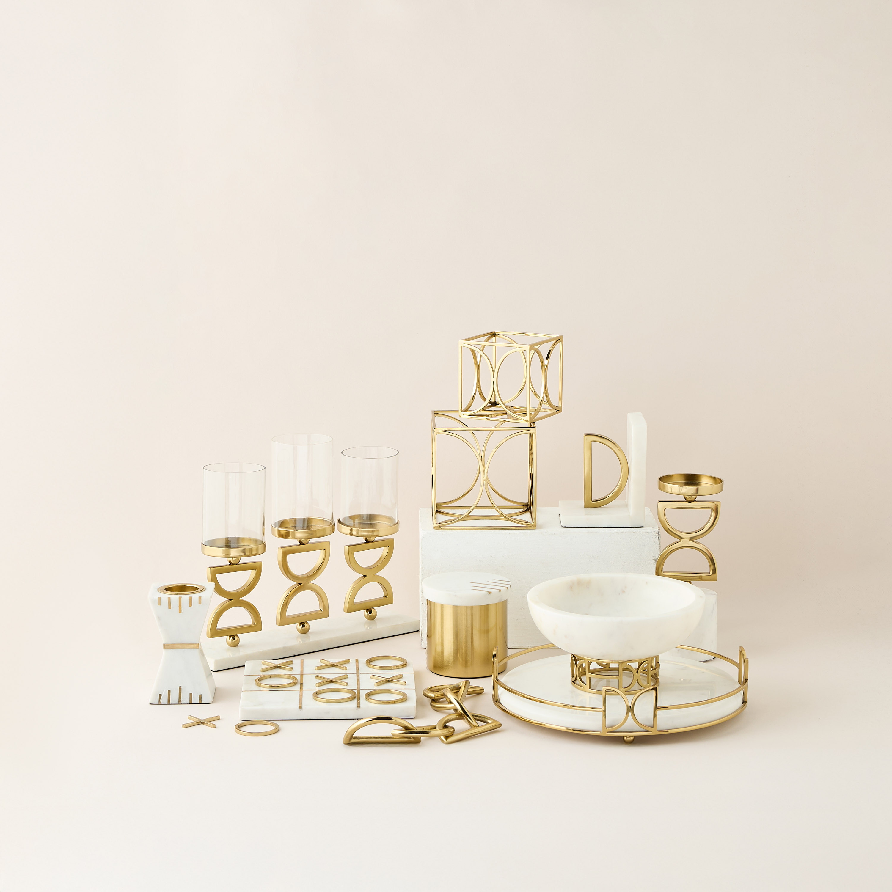 Gia Como Marble Pillar Candleholder - 35 cms-household-decor-candleholdersandlanterns-image-6