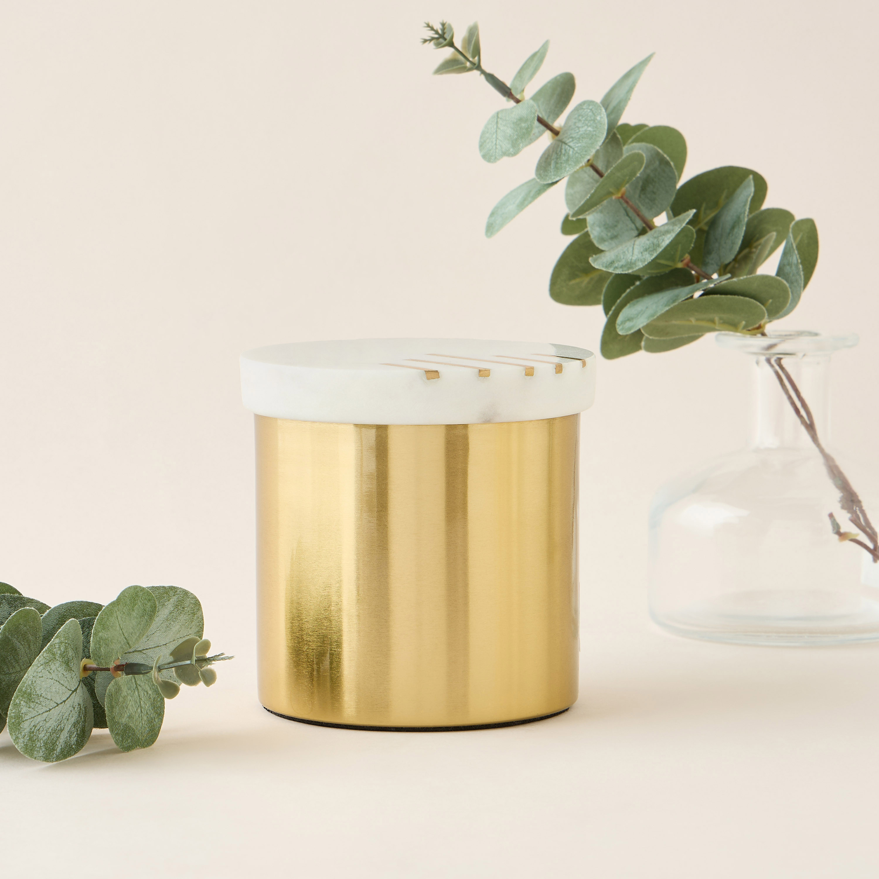 Gia Como Marble Top Decorative Box - 10x10 cms-household-decor-decorativeobjectsandsculptures-image-1