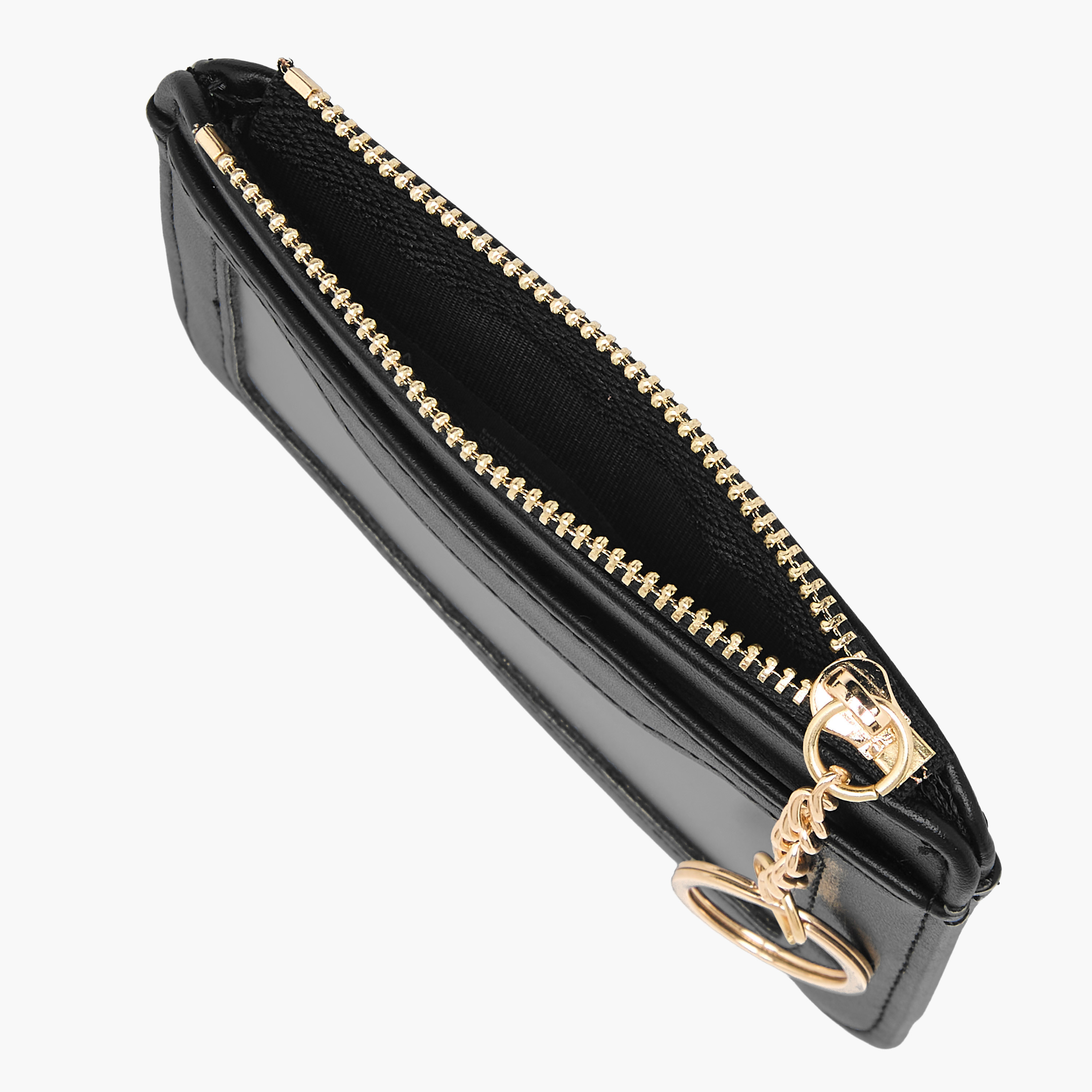 Sasha Solid Card Holder with Keyring-women-bagsandwallets-wallets-image-4