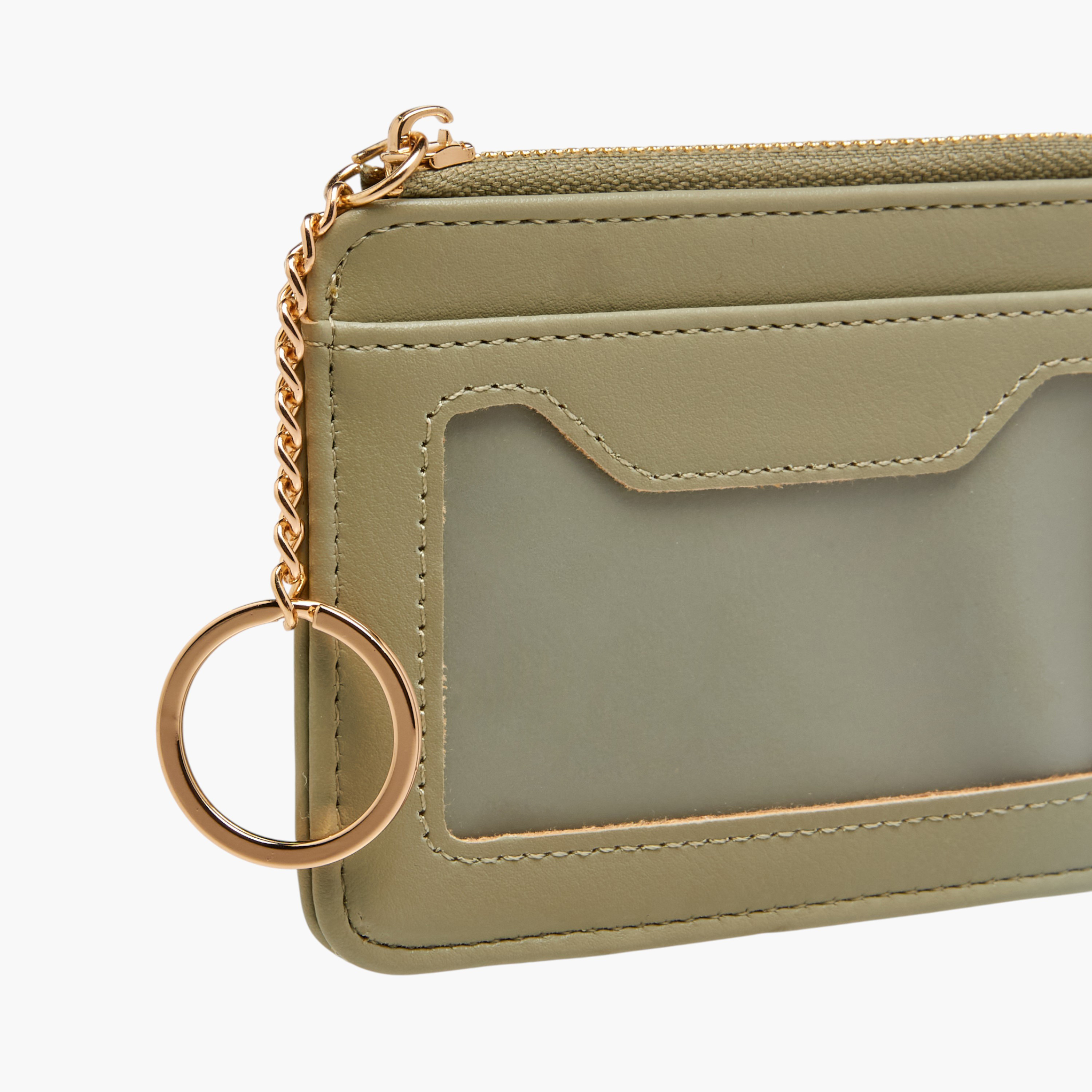 Sasha Solid Card Holder with Keyring-women-bagsandwallets-wallets-image-3
