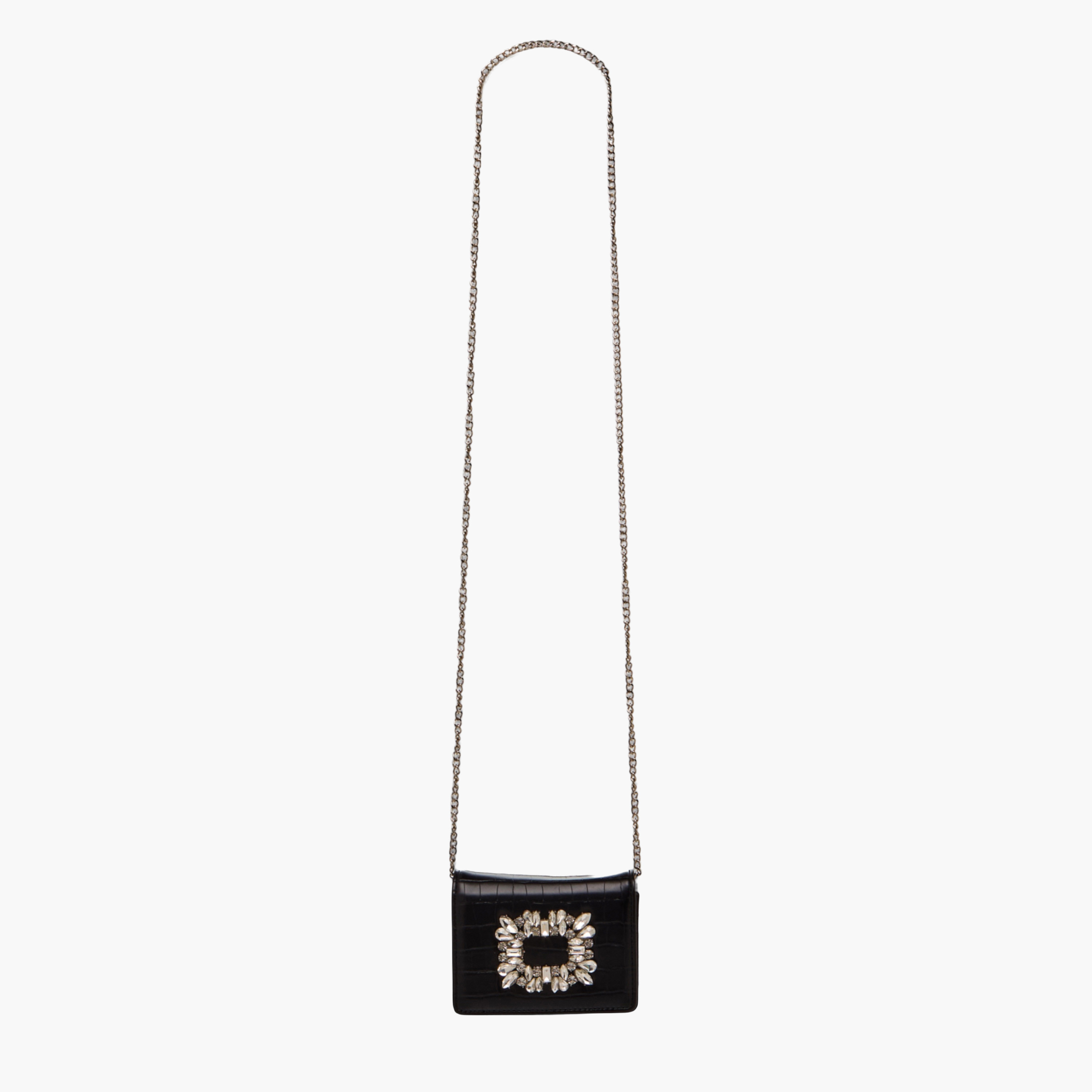 Sasha Embellished Crossbody Bag with Chain Strap-women-bagsandwallets-handbags-image-3