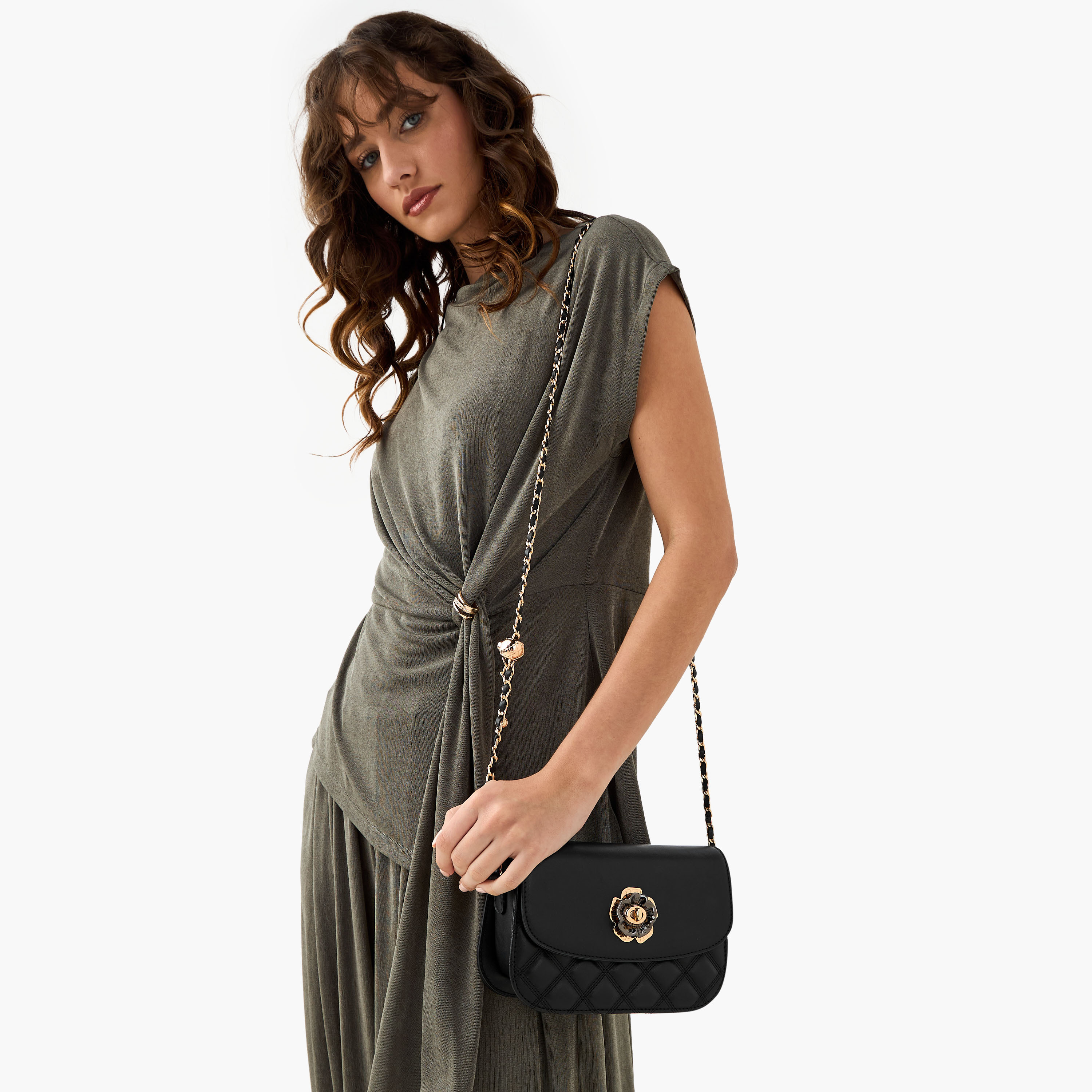 Sasha Quilted Crossbody Bag with Floral Detail-women-bagsandwallets-handbags-image-2
