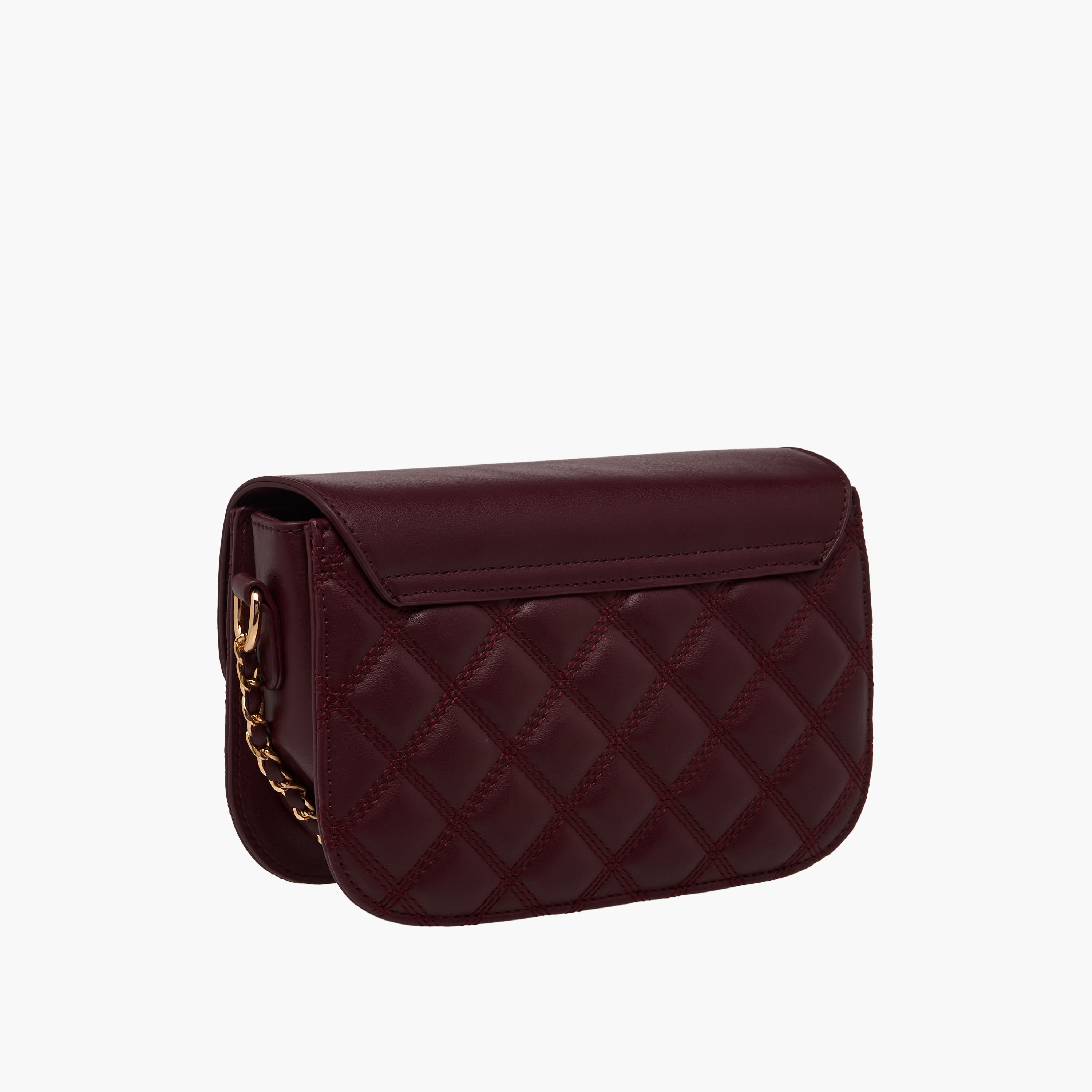 Sasha RSF Quilted Metal Accent Crossbody Bag with Chain Strap-women-bagsandwallets-handbags-image-4