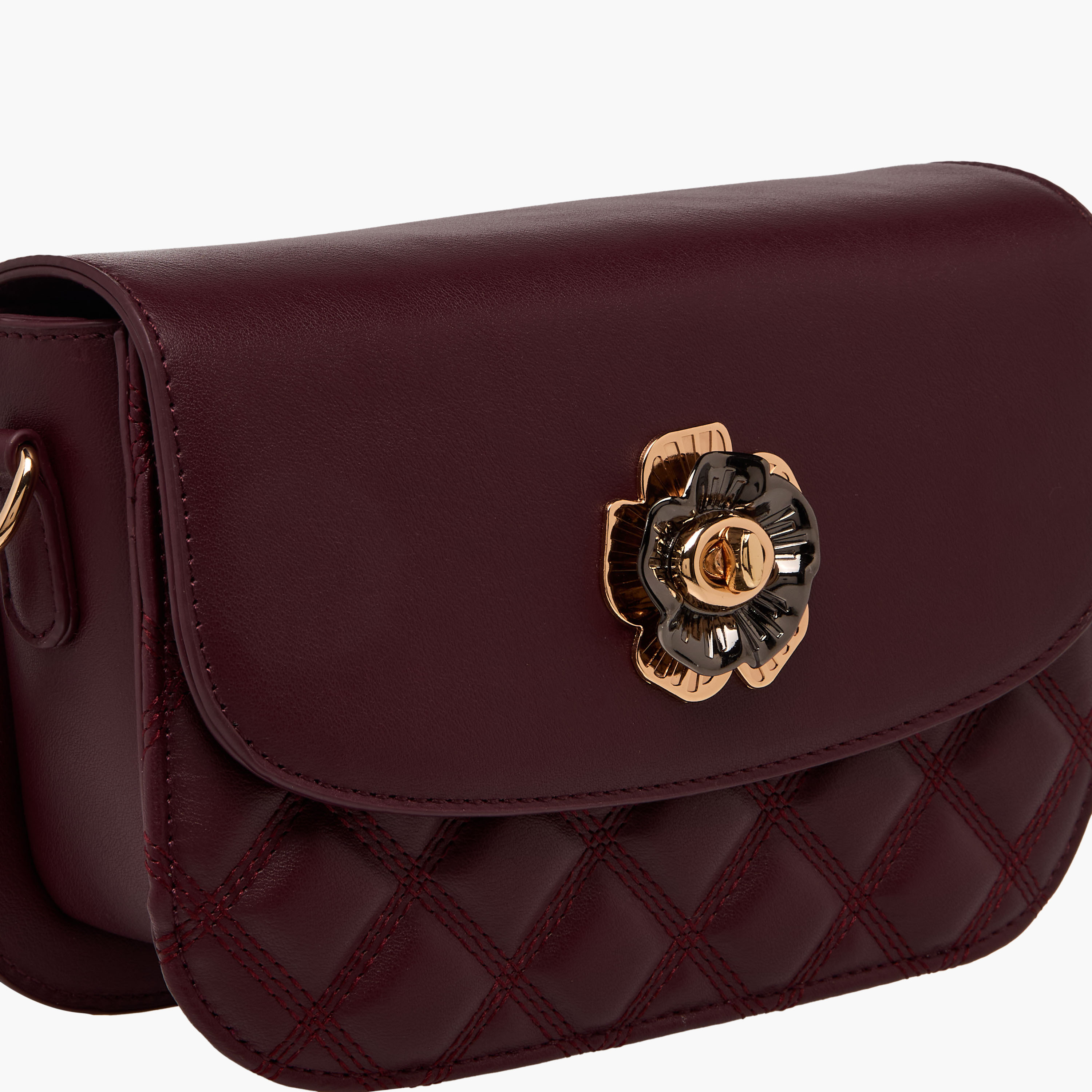 Sasha RSF Quilted Metal Accent Crossbody Bag with Chain Strap-women-bagsandwallets-handbags-image-5