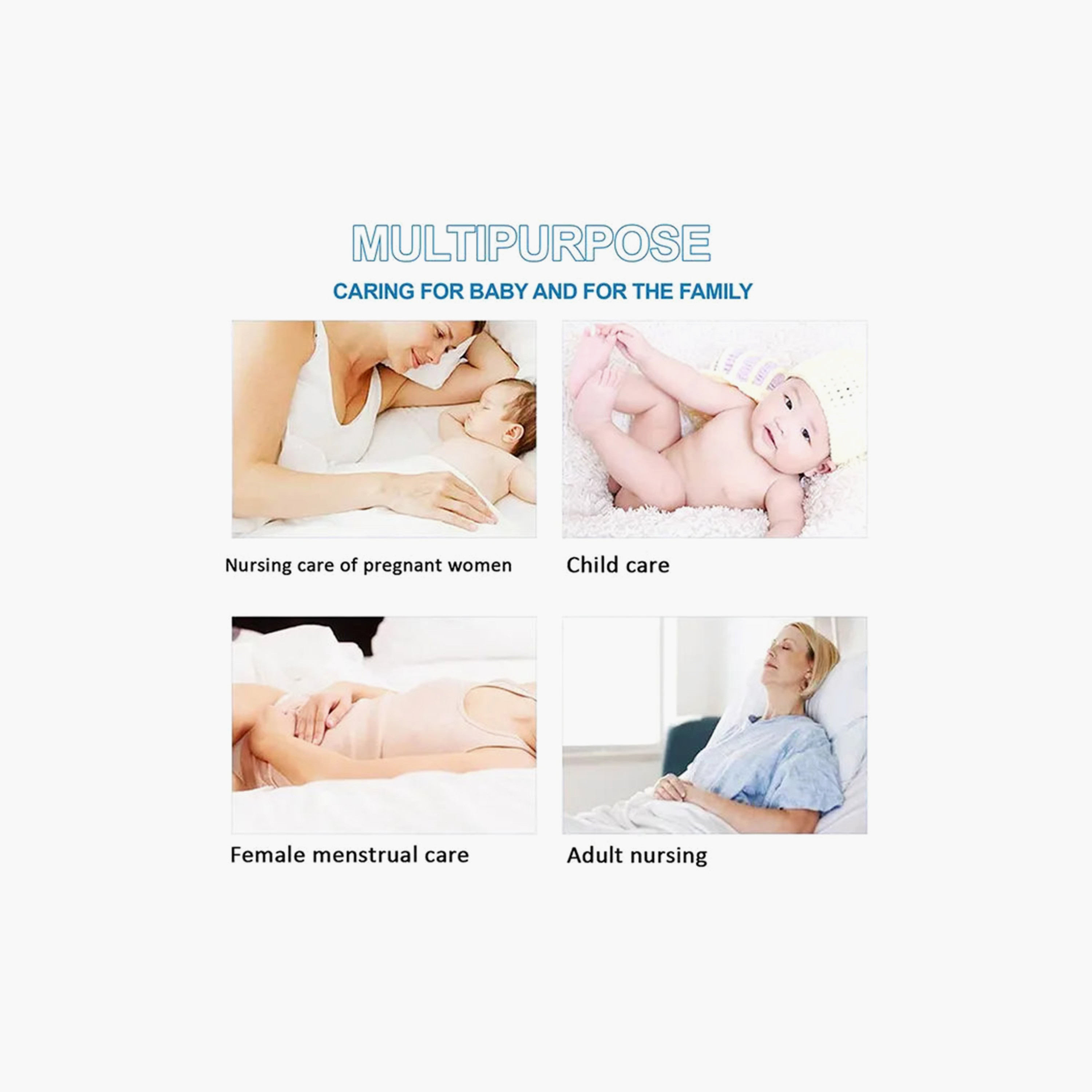 سجادات تغيير حفاضات للاستخدام مرة واحدة، 100 قطعة من ستار بيبيز-baby-diapering-changingmats-image-3