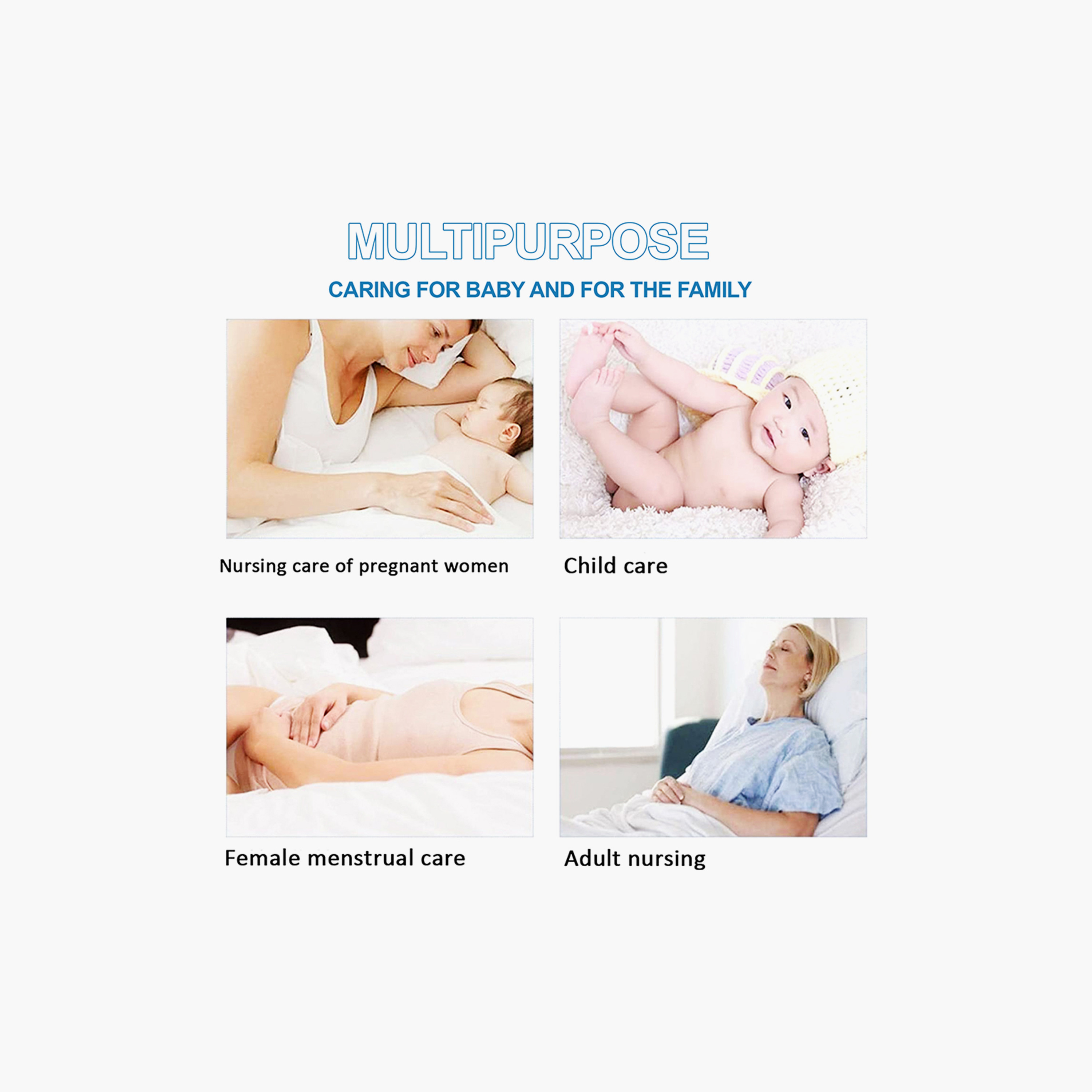سجادات تغيير حفاضات للاستخدام مرة واحدة 95 قطعة كبيرة من ستار بيبيز-baby-diapering-changingmats-image-4