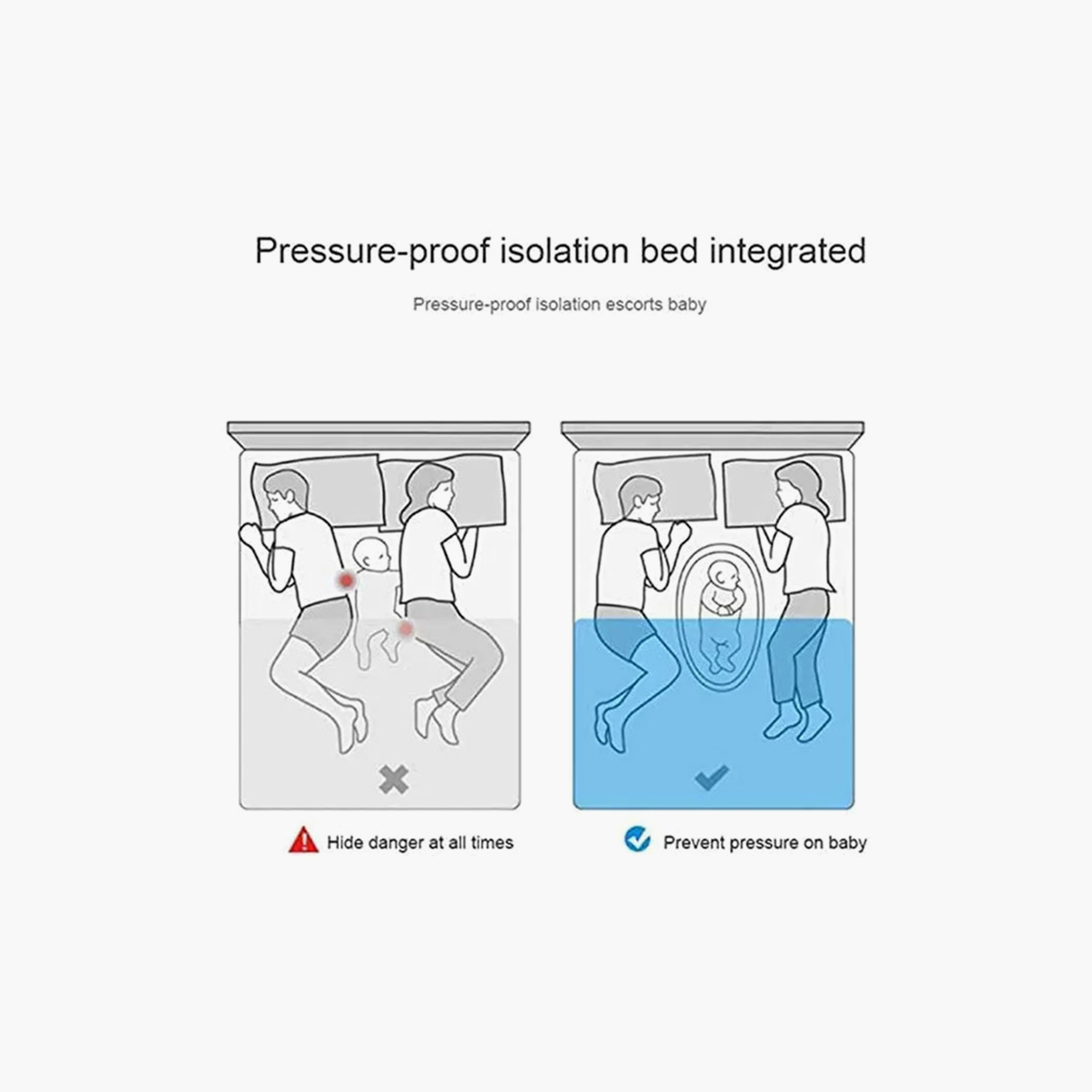 Star Babies Portable Lounger Sleeping Pod - Grey Stripe-baby-nursery-babybedding-image-3