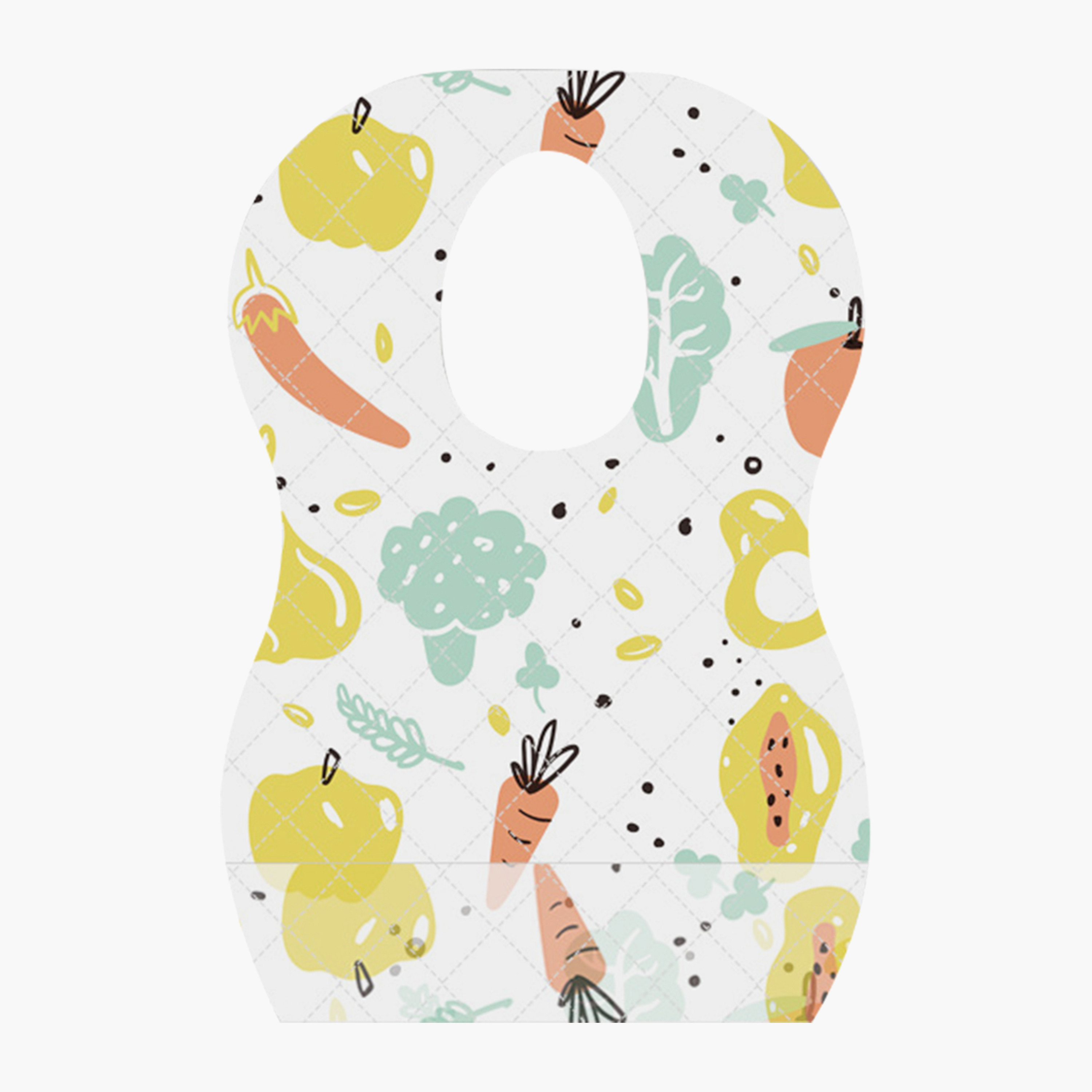 Star Babies 5-Piece Fruits Printed Disposable Bibs-baby-feeding-bibs-image-1