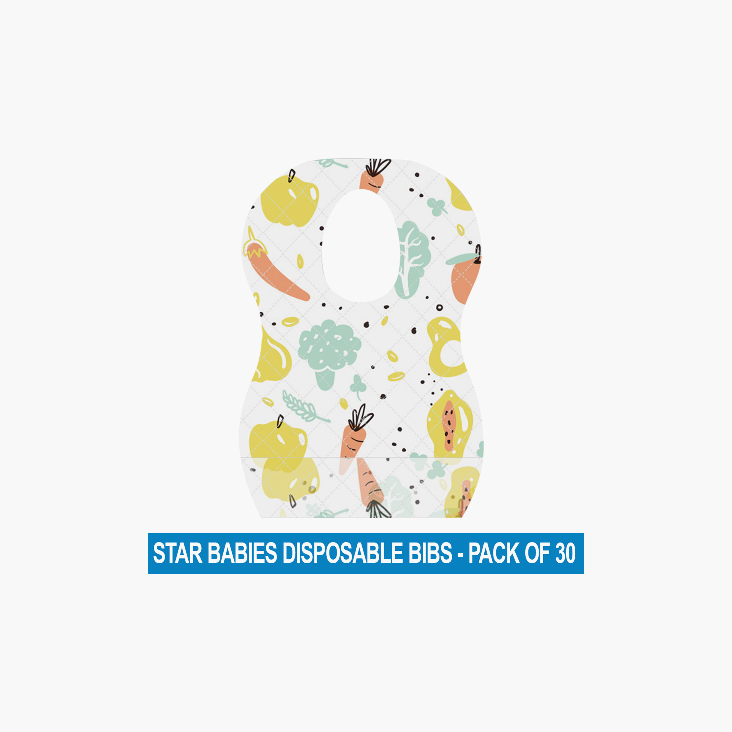 Star Babies 30-Piece Fruits Printed Disposable Bibs-baby-feeding-bibs-image-2