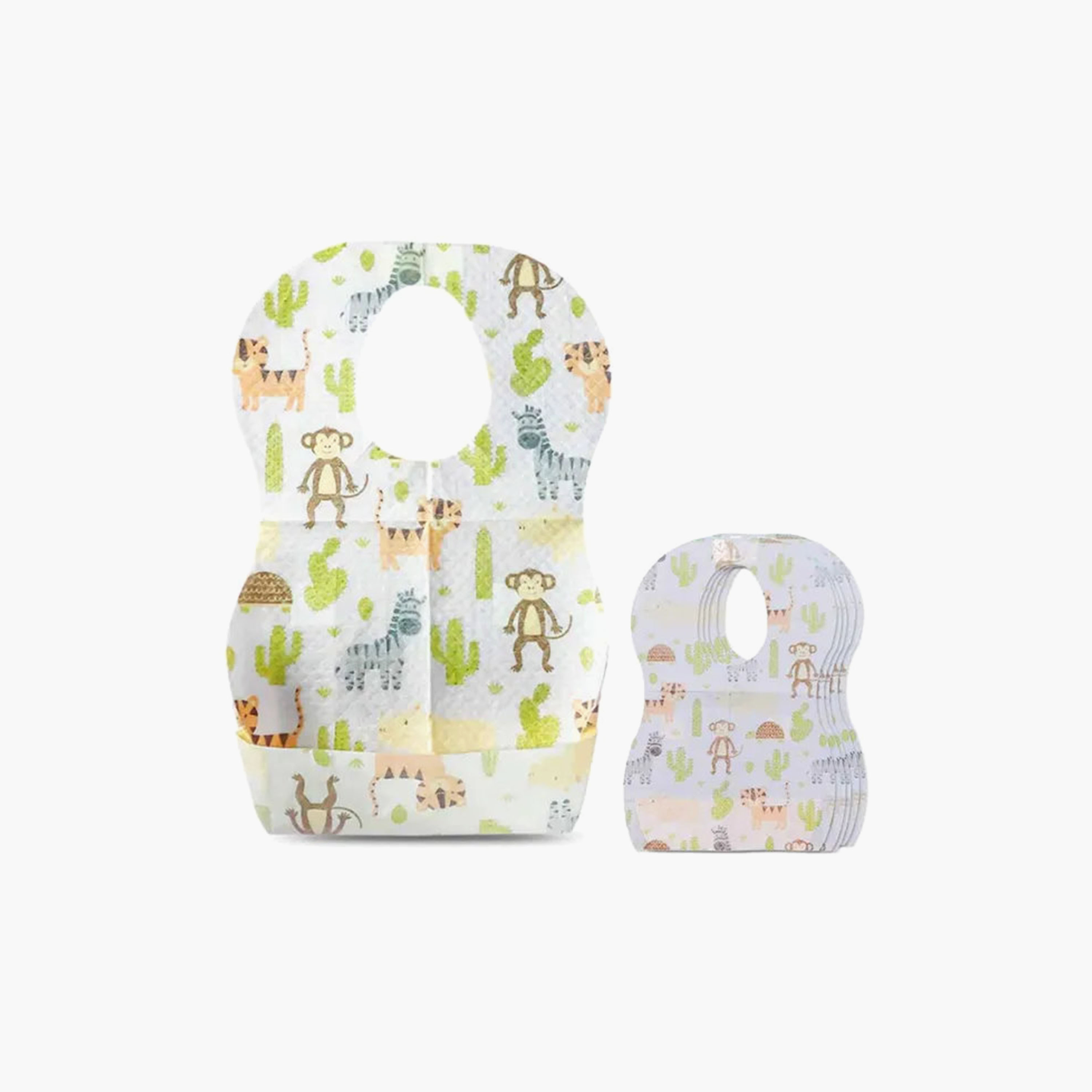 Star Babies 10-Piece Animal Printed Disposable Bibs-baby-feeding-bibs-image-1