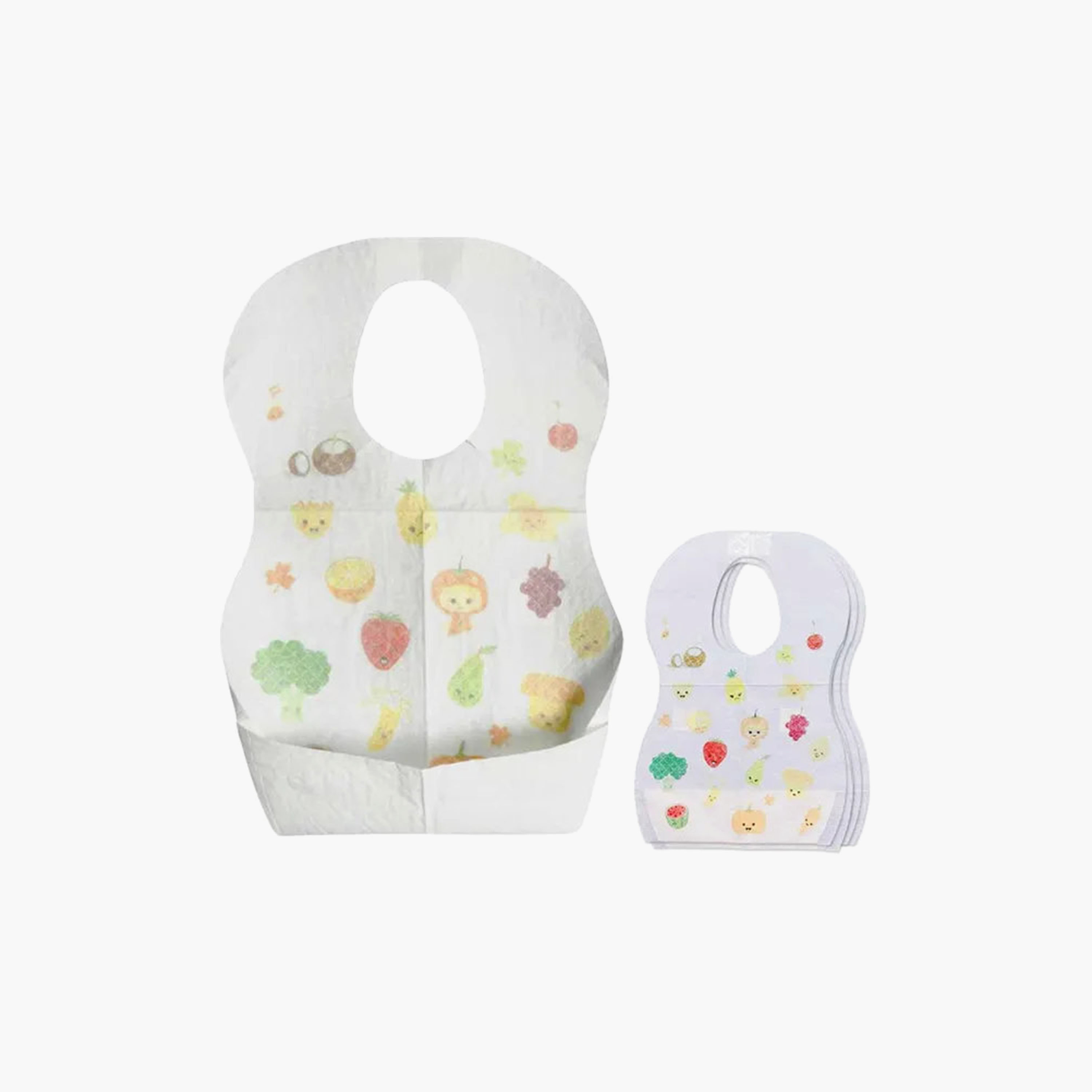 Star Babies 5-Piece Fruit Printed Disposable Bibs-baby-feeding-bibs-image-1