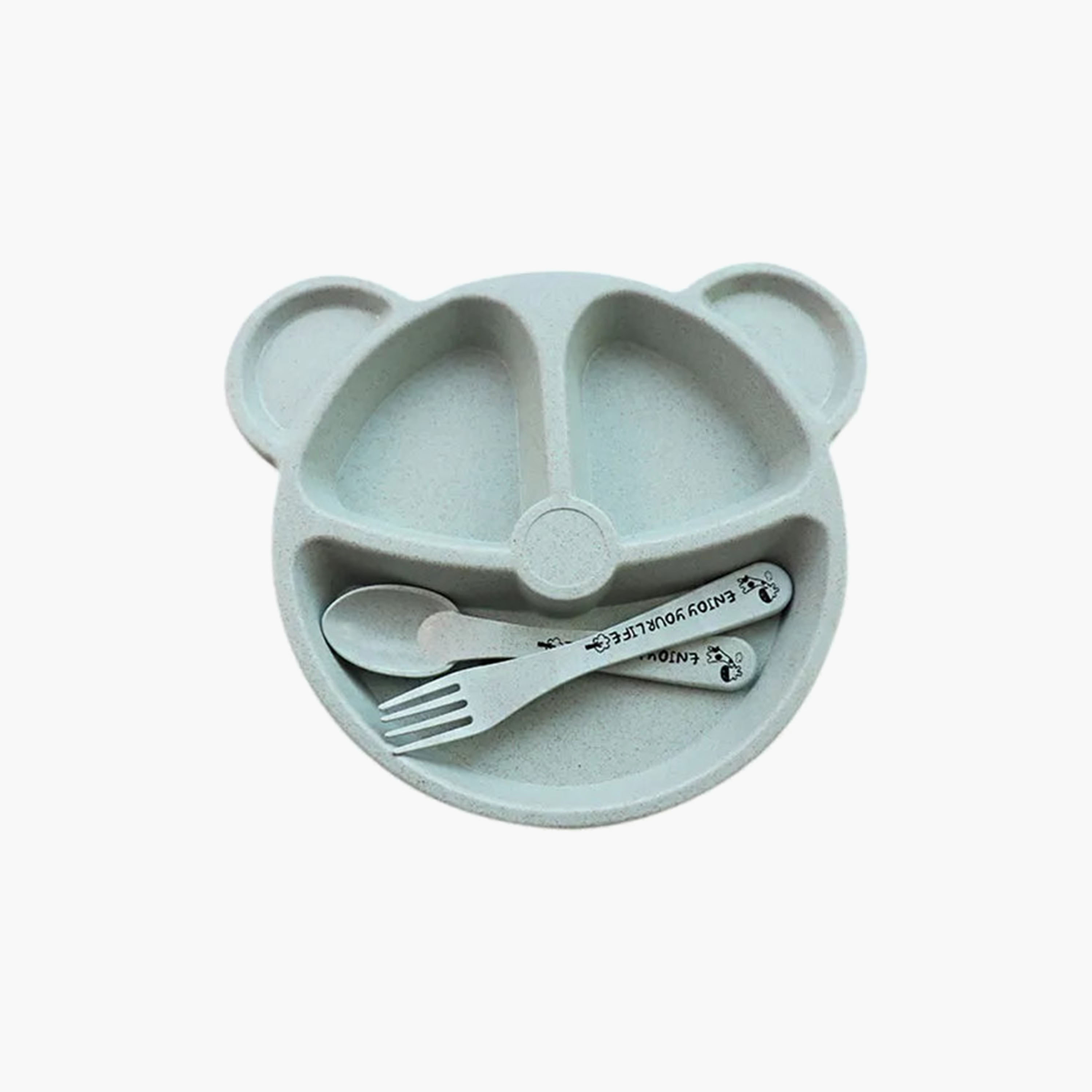 Star Babies Eco Friendly Bear Plate Set-baby-feeding-mealtimeessentials-image-1