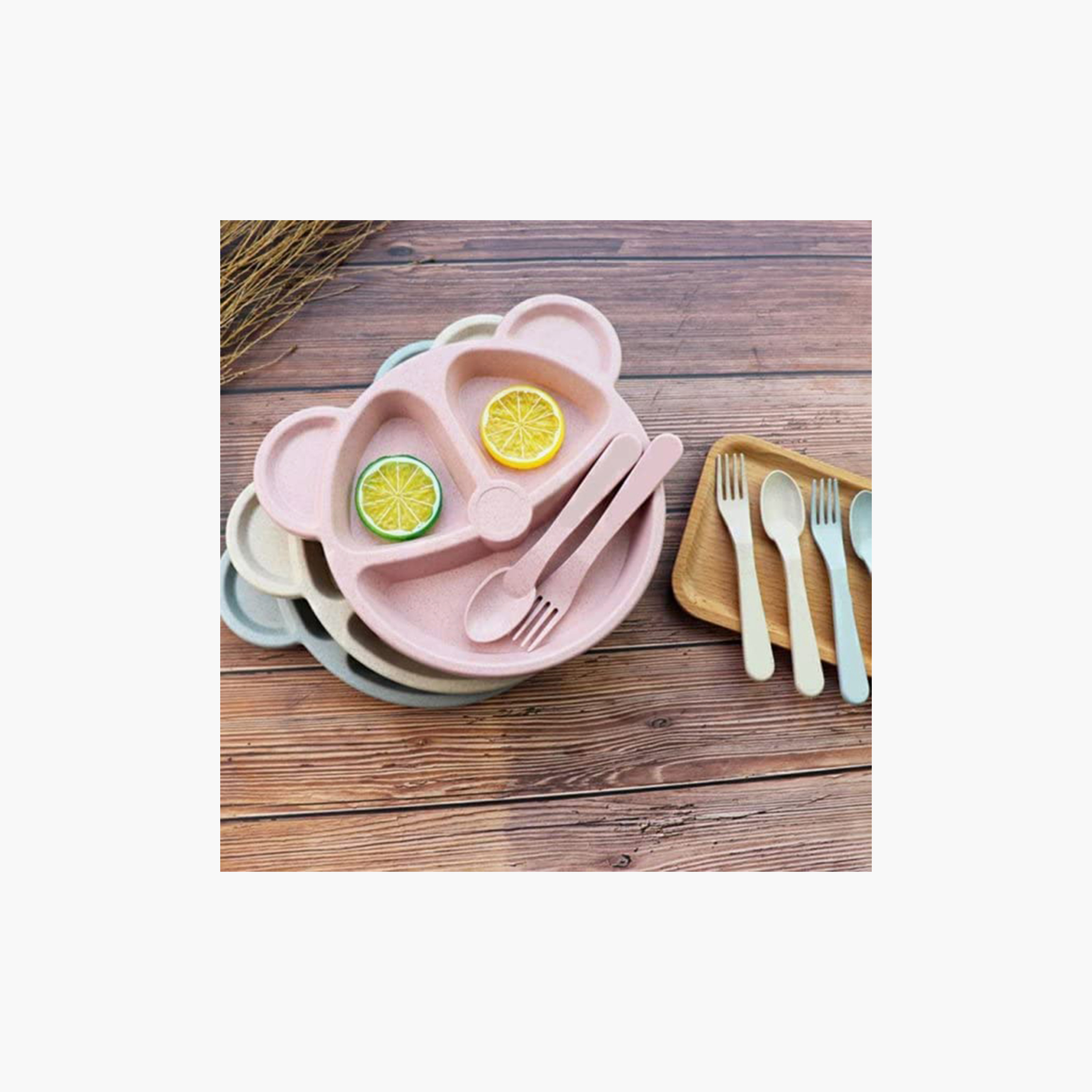 Star Babies Eco Friendly Bear Plate Set-baby-feeding-mealtimeessentials-image-3