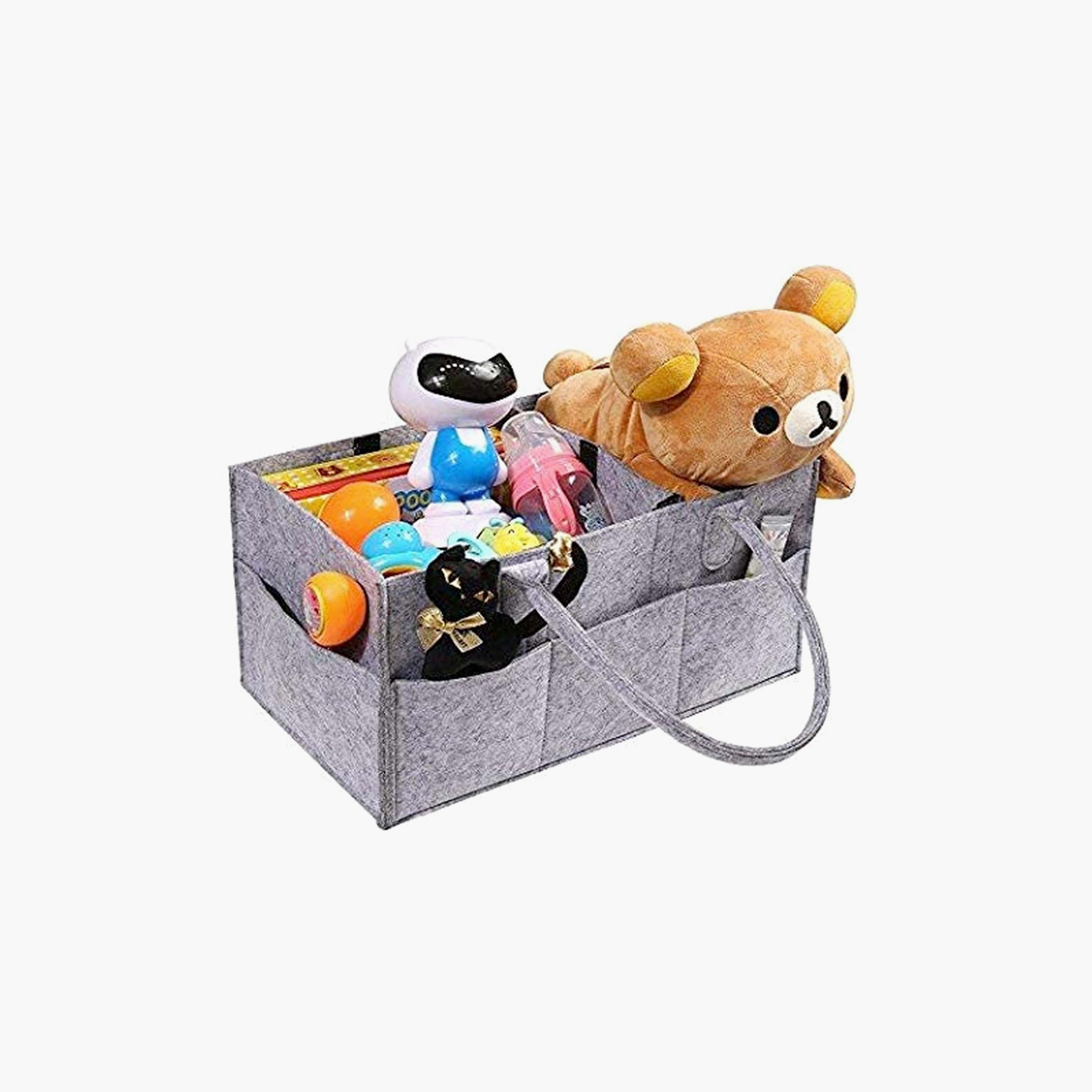 SunBaby Diaper Caddy Organizer Bag - Grey-baby-diapering-diaperbags-image-3