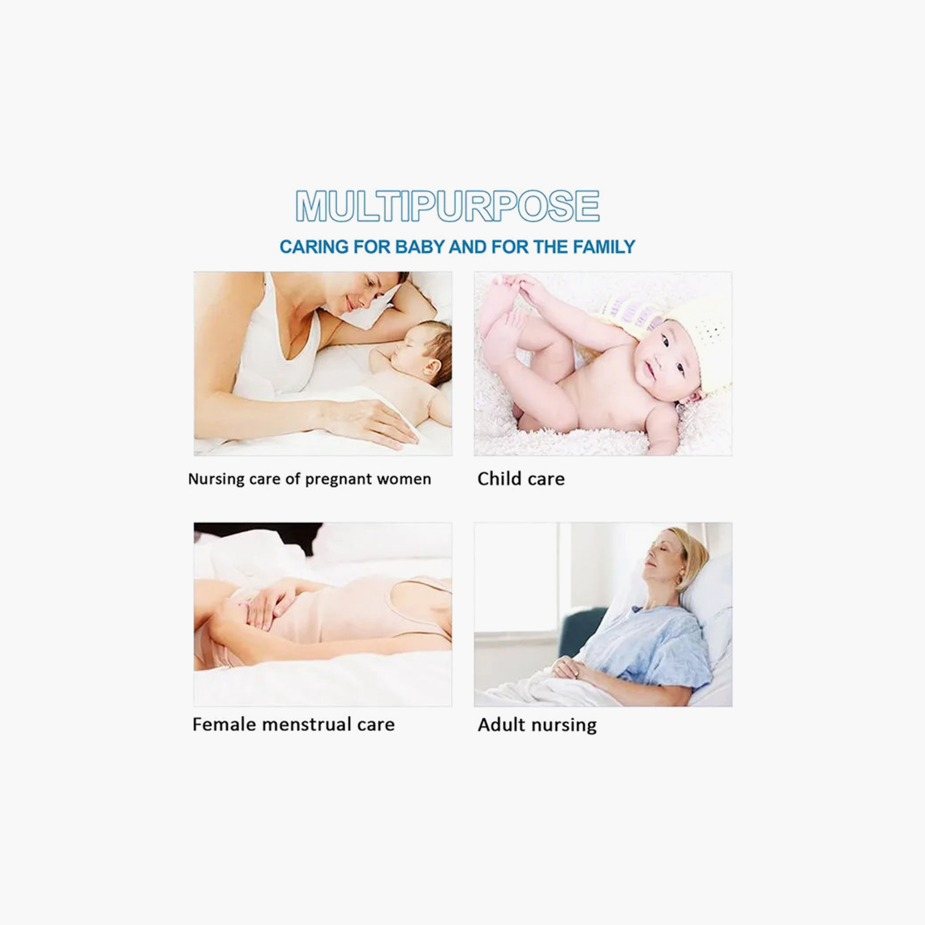 Star Babies 160-Piece Disposable Changing Mats - 45 x 60 cm - Large-baby-diapering-changingmats-image-3