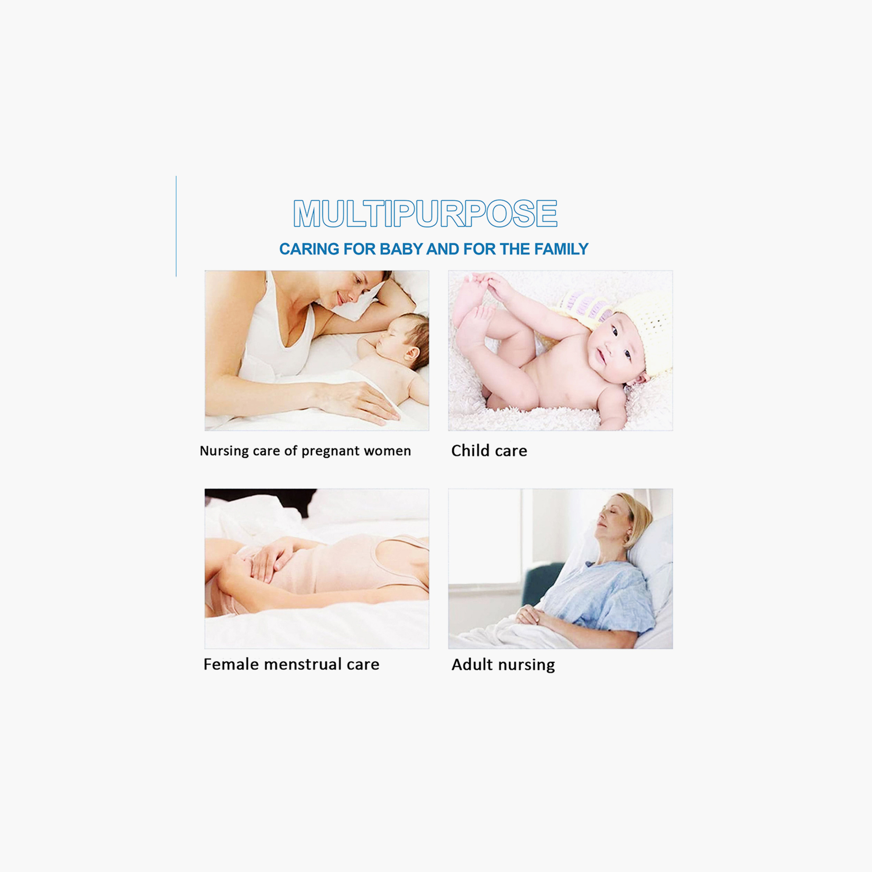 Star Babies 21-Piece Disposable Changing Mats - Large-baby-diapering-changingmats-image-4