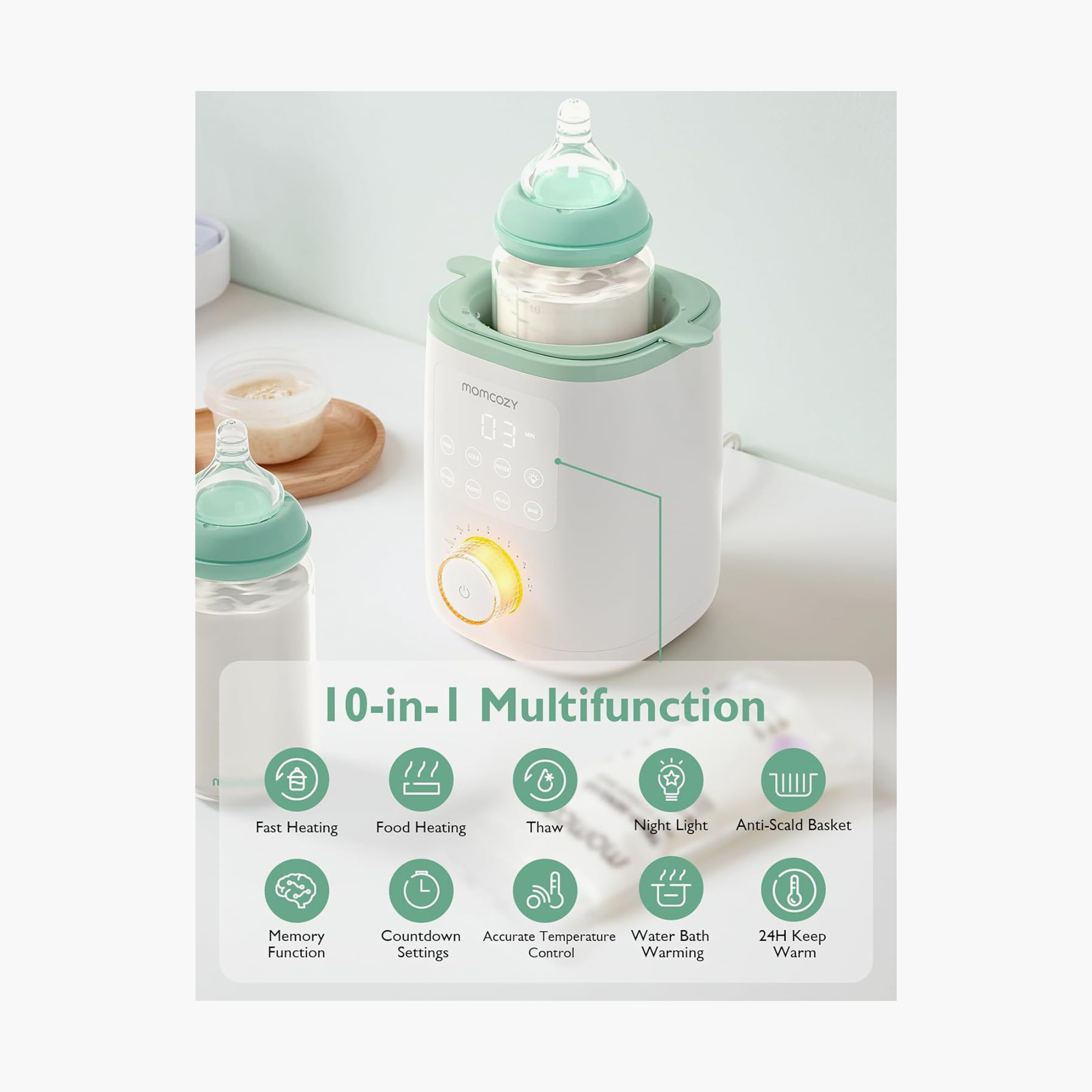 Momcozy 9-in-1 Nutri Baby Bottle Warmer-baby-feeding-sterilizersandwarmers-image-4