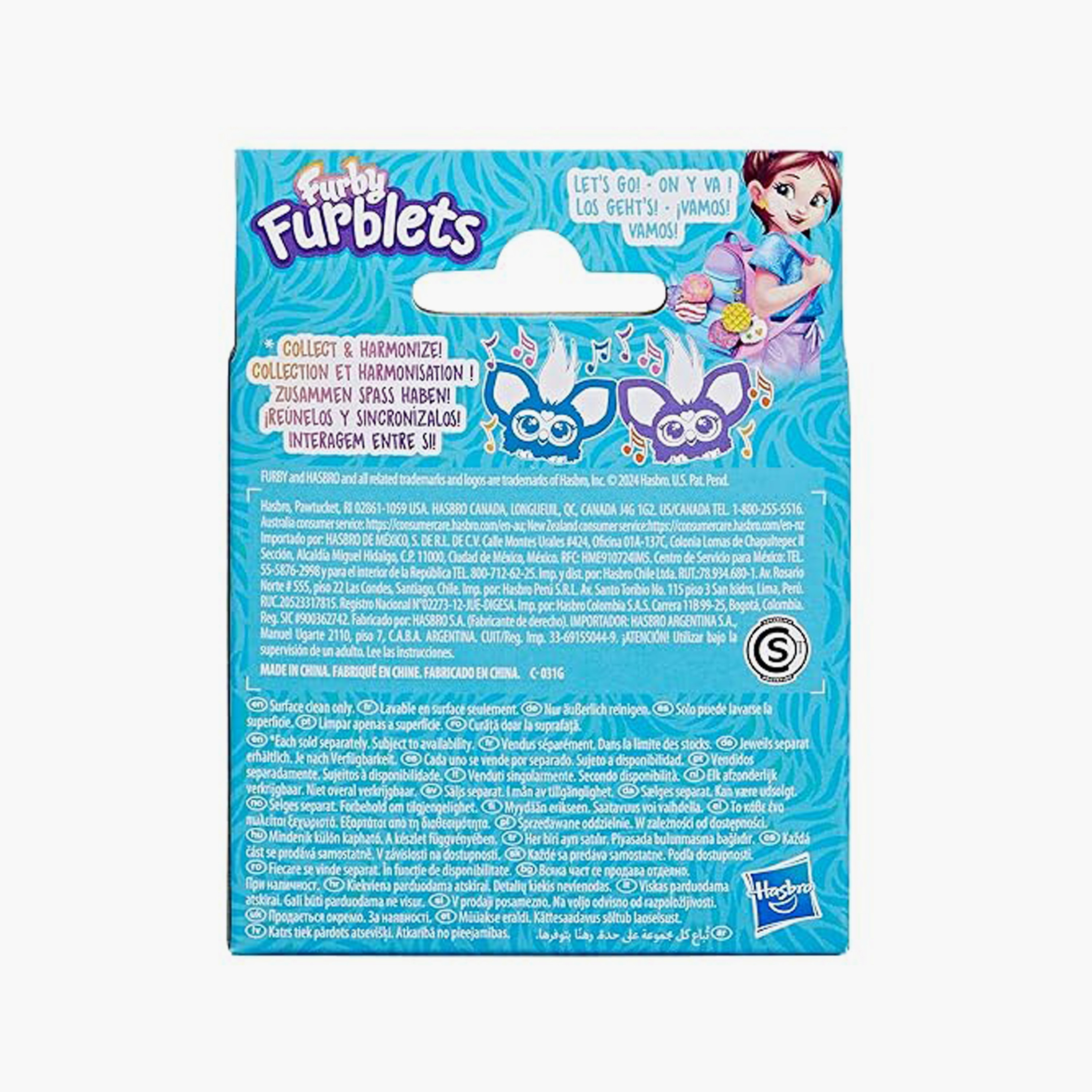 Hasbro Furby Furblets Hoo-Lah Pineapple Mini Friend-toys-plushsofttoys-animals-image-3