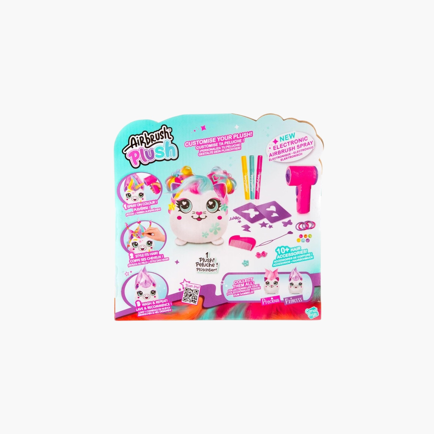 Canal Toys Airbrush Plush Hair'iffic Squish Pal Playset-school-artsandcrafts-image-8