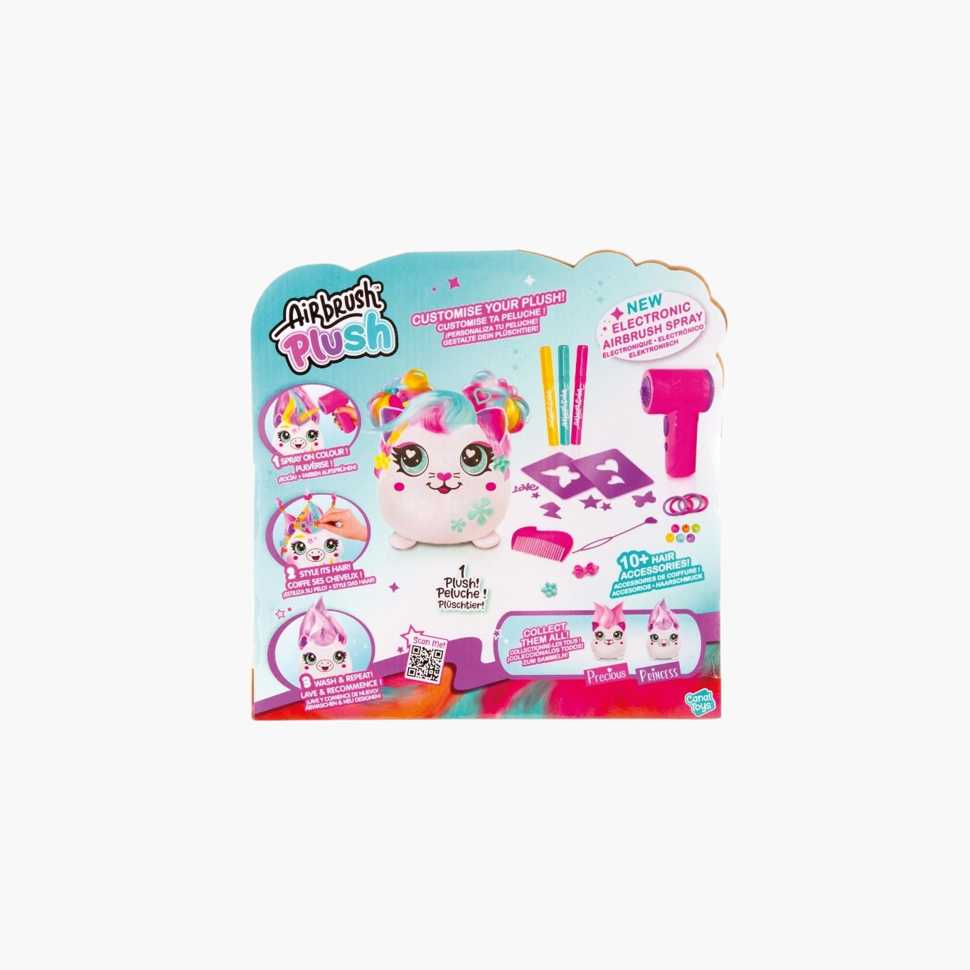 Canal Toys Airbrush Plush Hair'iffic Squish Pal Playset-school-artsandcrafts-image-9