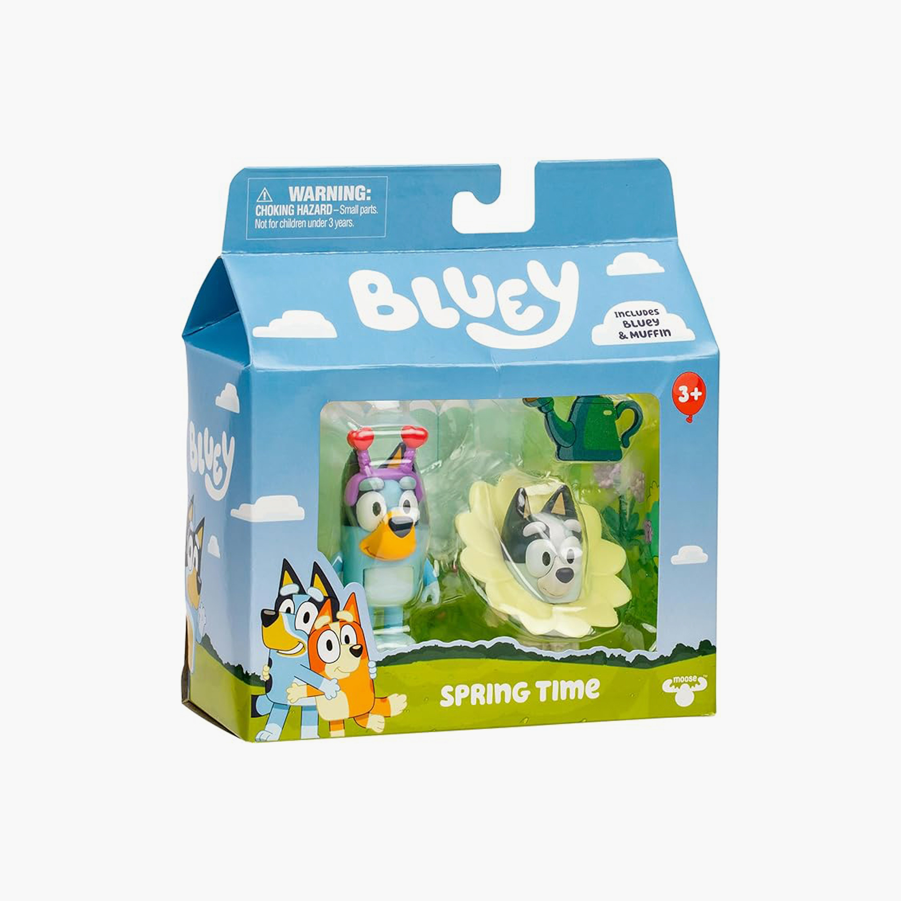 Bluey 2-Piece Spring Time Toddler Figurine Toys Set with Dressup Accessories-toys-noveltyandcollectibles-collectibles-image-1