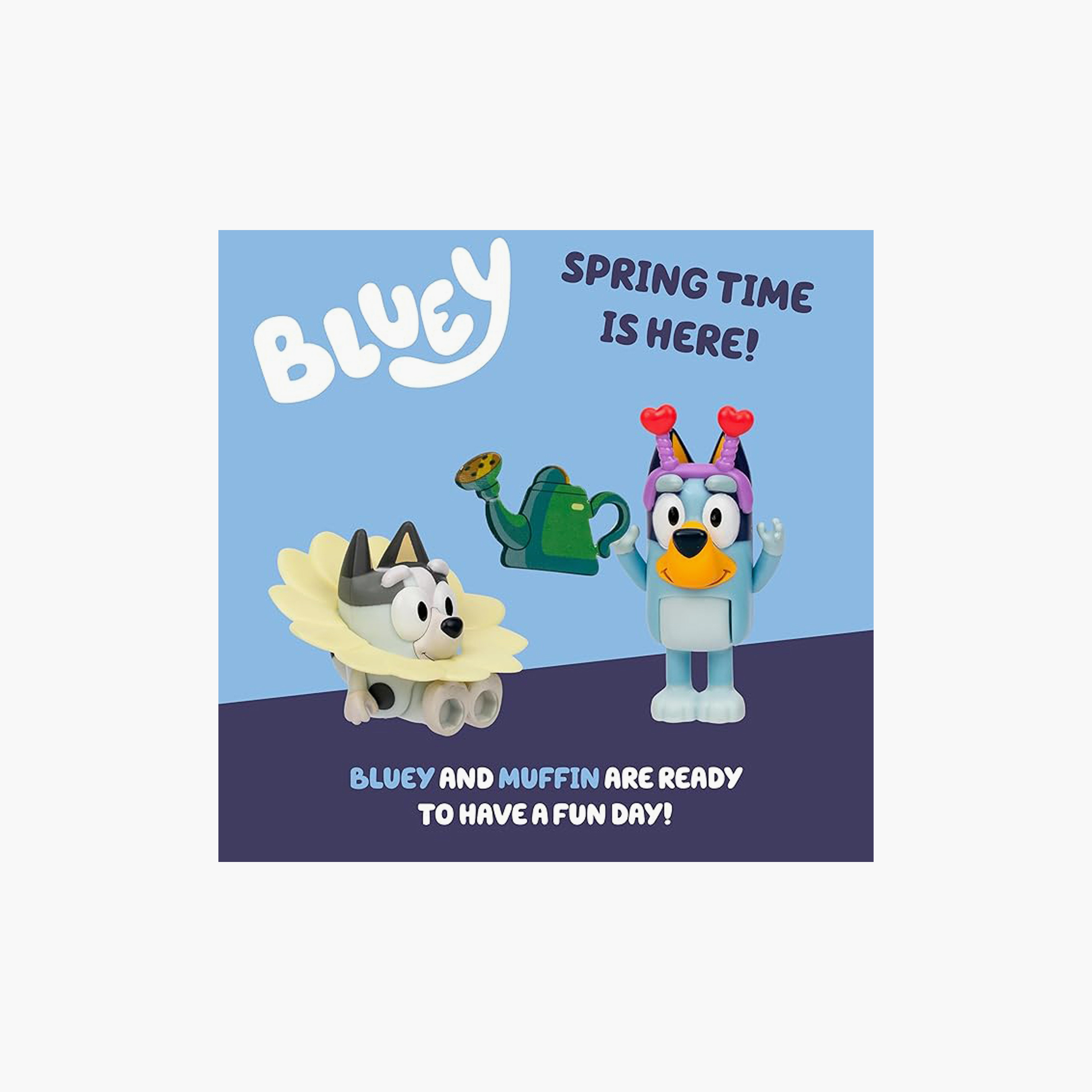 Bluey 2-Piece Spring Time Toddler Figurine Toys Set with Dressup Accessories-toys-noveltyandcollectibles-collectibles-image-2
