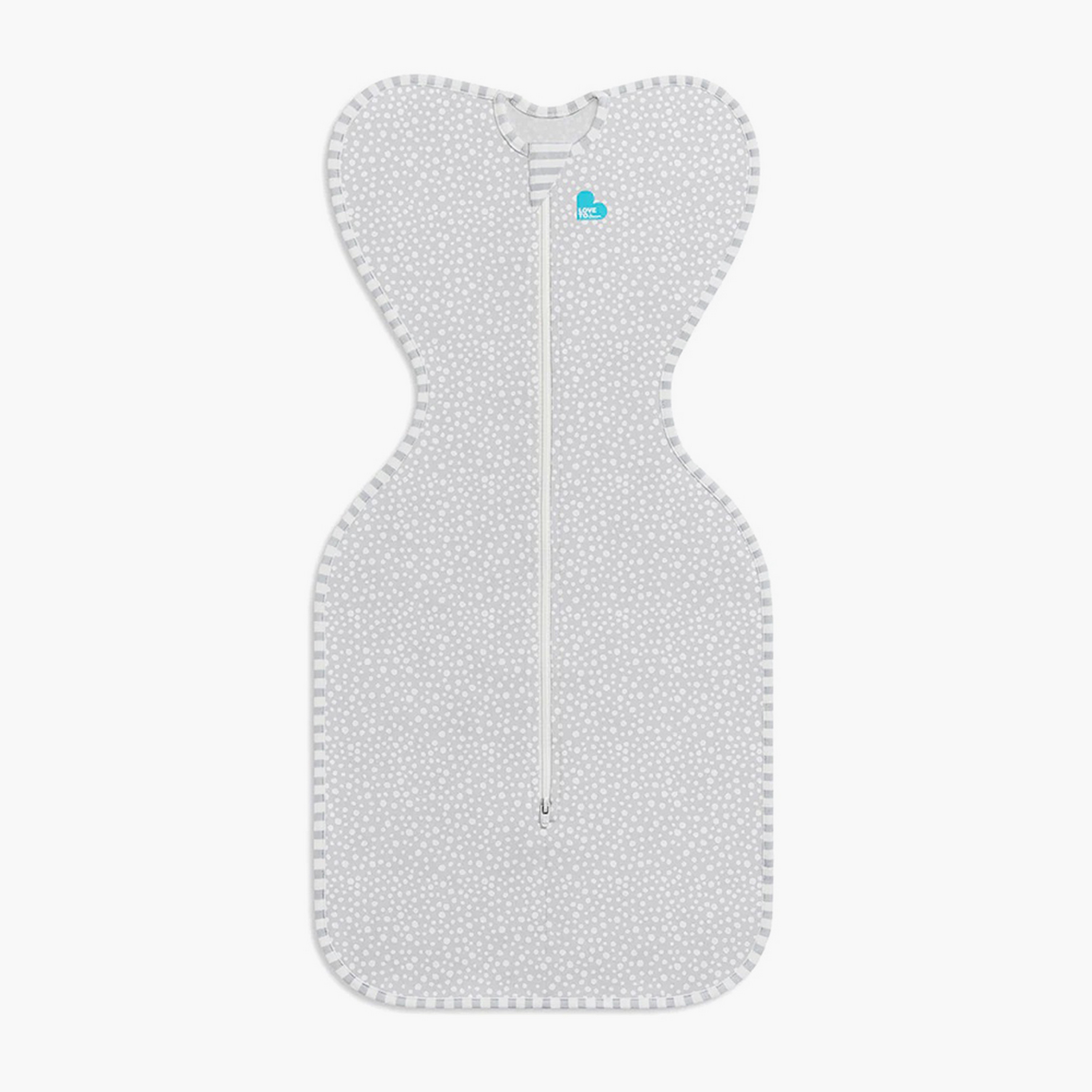 Love To Dream Dots Print Swaddle UP Sleeping Bag - Grey-baby-nursery-blanketsandswaddles-swaddlesandsleepingbags-image-1