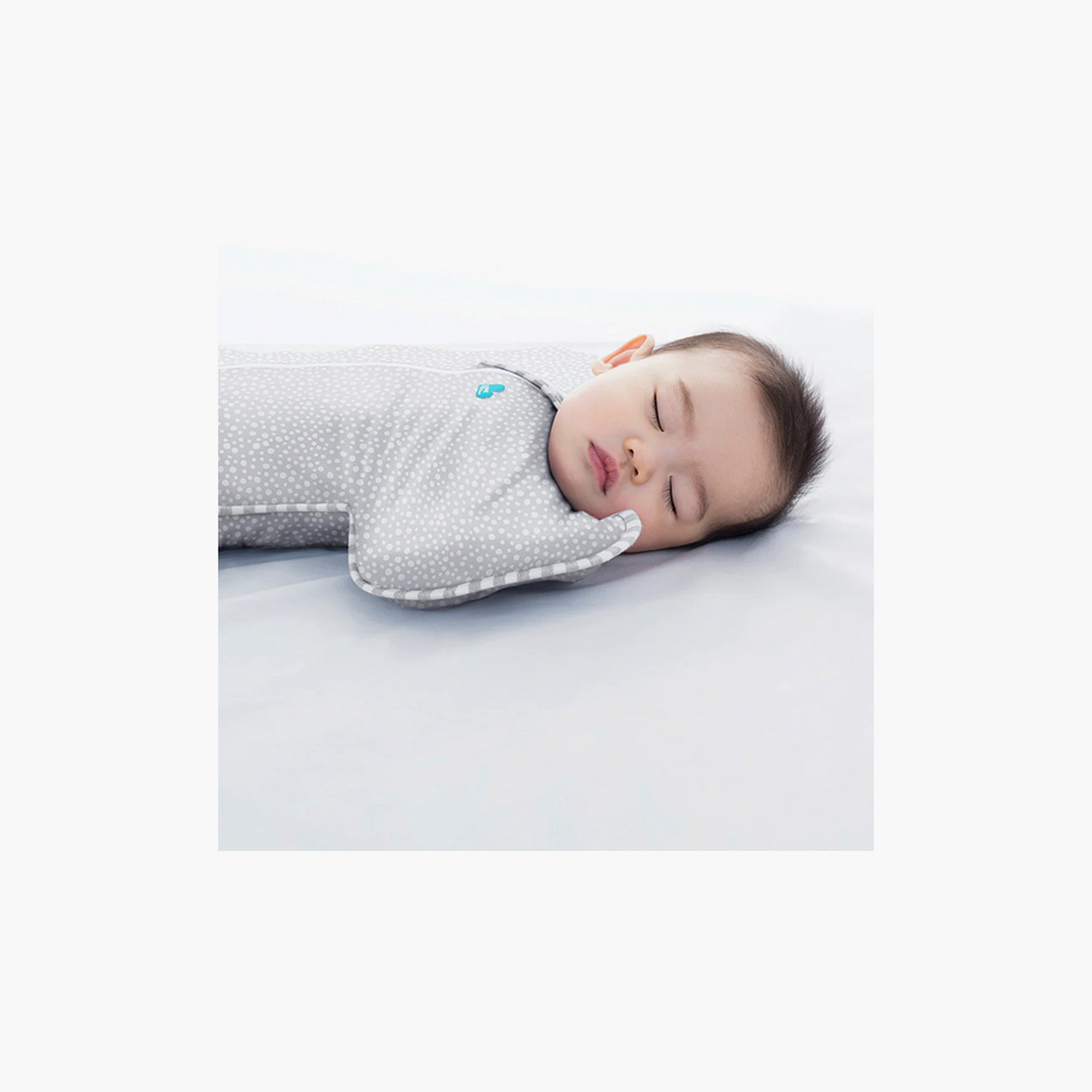 Love To Dream Dots Print Swaddle UP Sleeping Bag - Grey-baby-nursery-blanketsandswaddles-swaddlesandsleepingbags-image-3