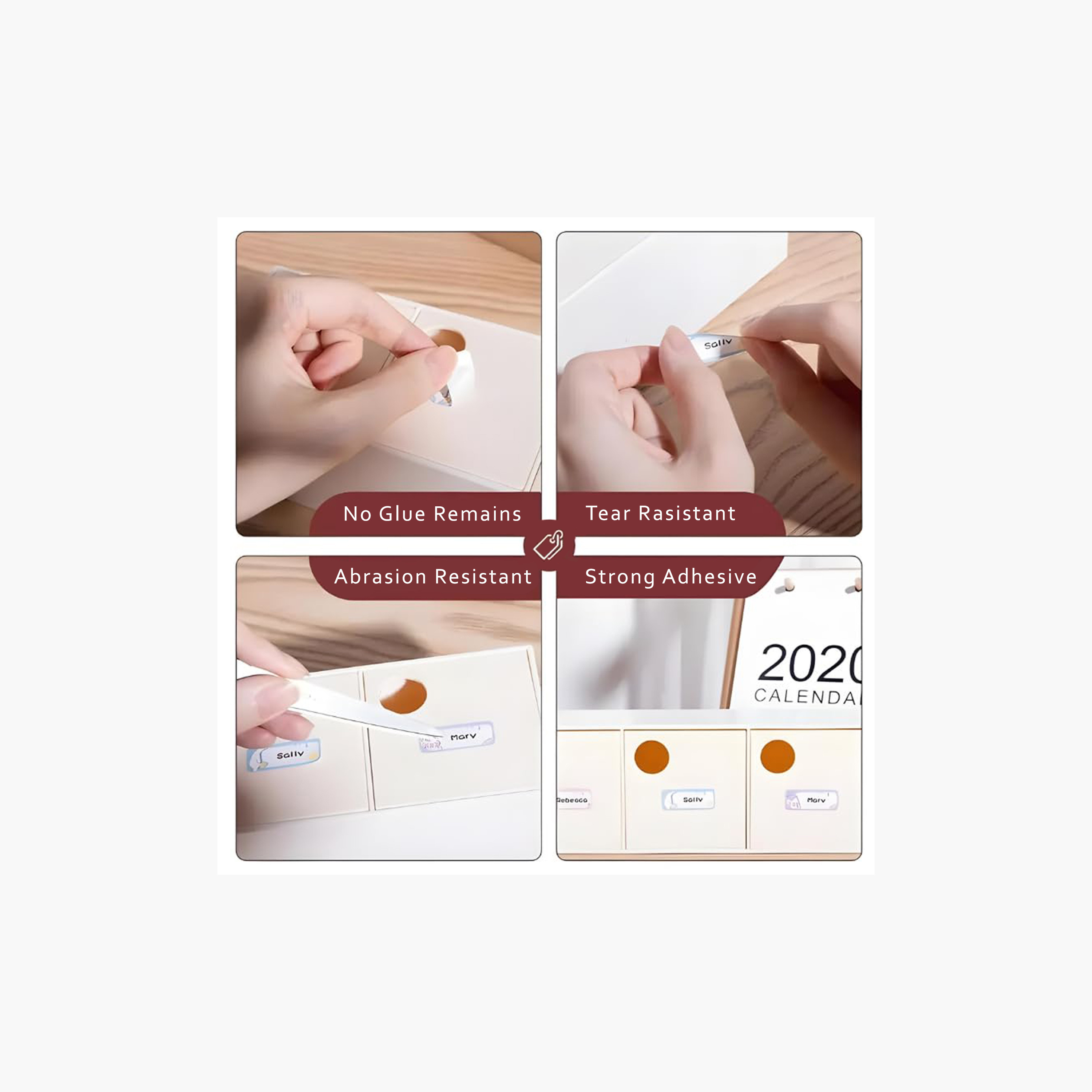 Eazy Kids 3-Piece Mini Label Maker Printer Rolls Set - White-school-stationery-accessories-image-3