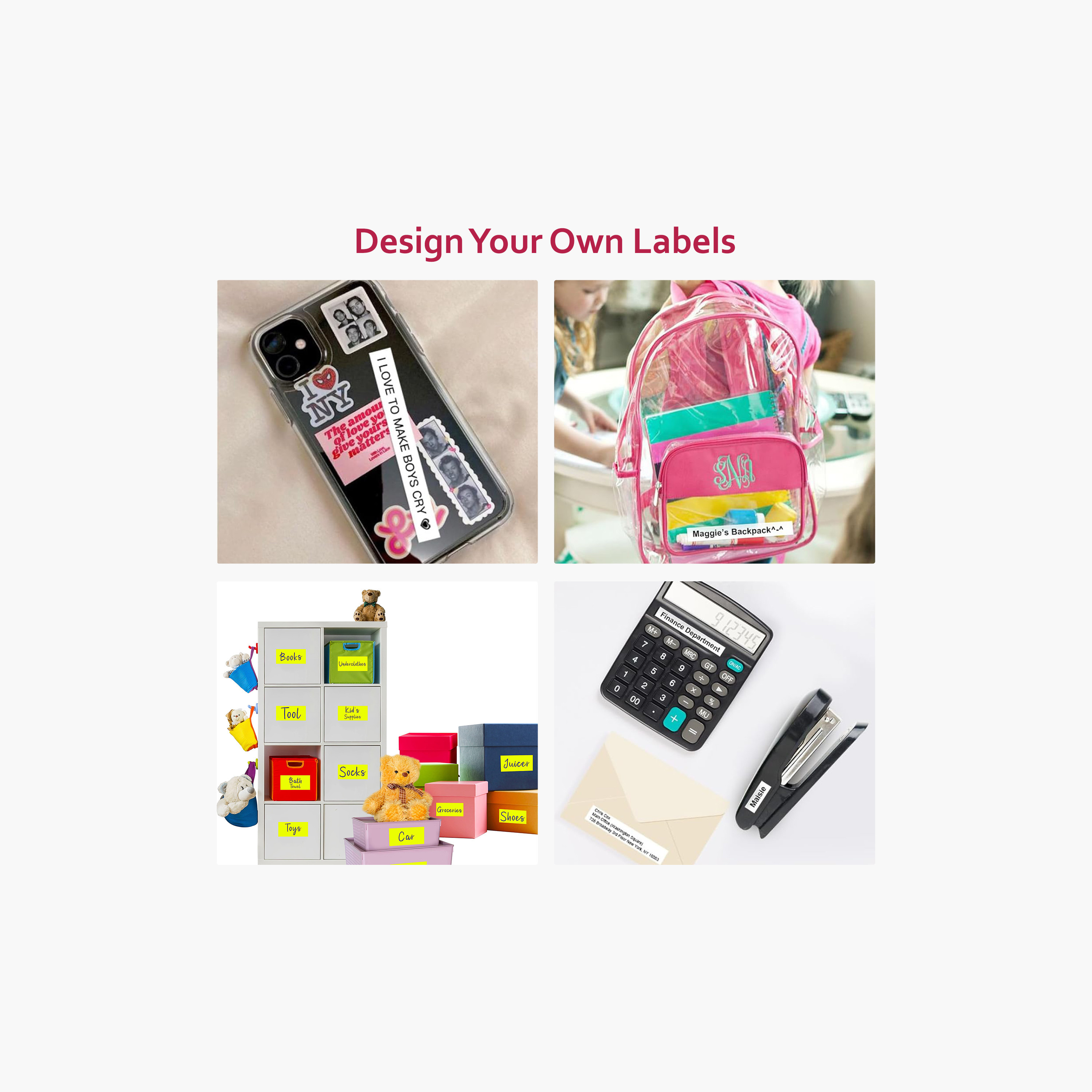 Eazy Kids 3-Piece Mini Label Maker Printer Rolls Set - White-school-stationery-accessories-image-6