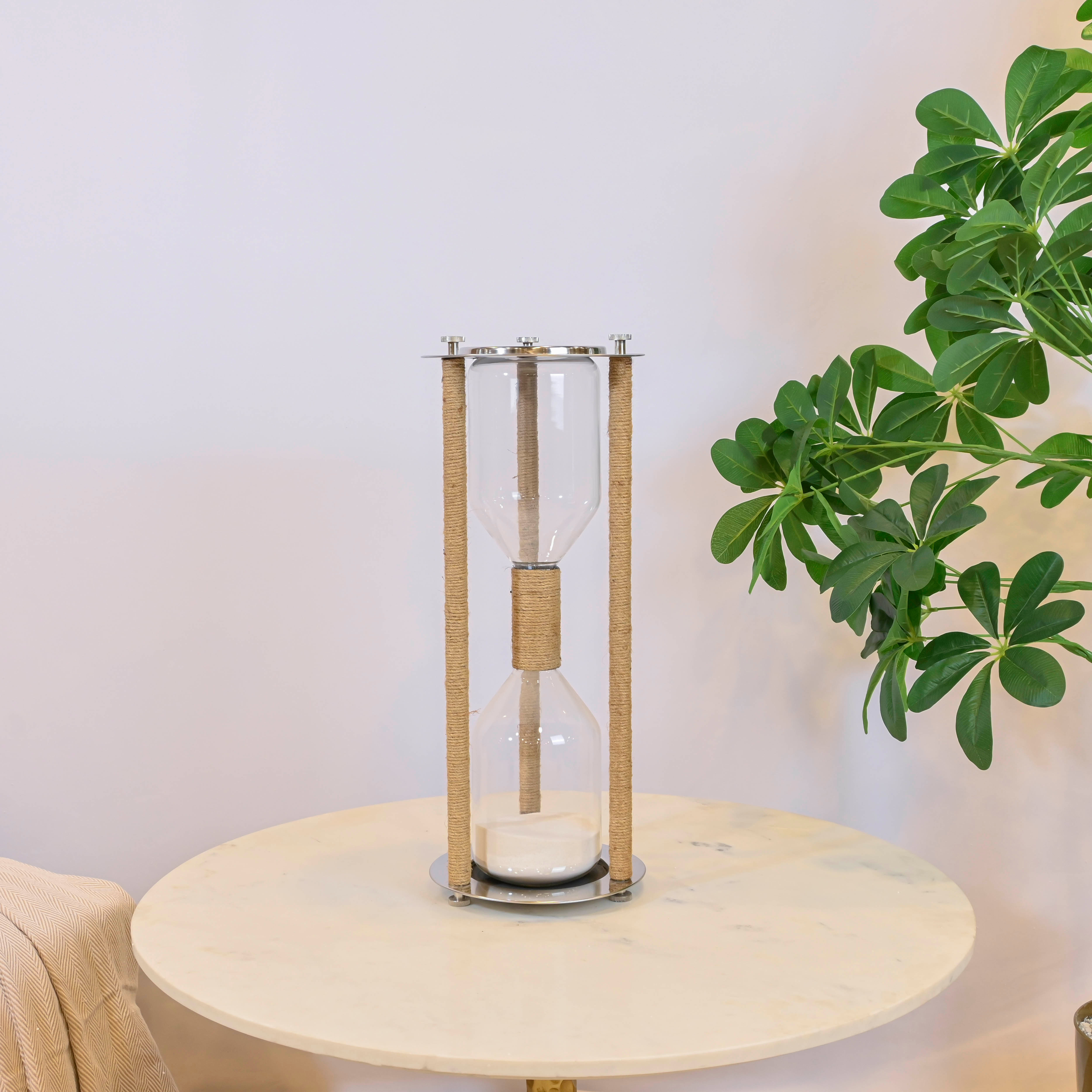 Crafted by Lifestyle Decorative Hourglass Timer-household-decor-decorativeobjectsandsculptures-image-2