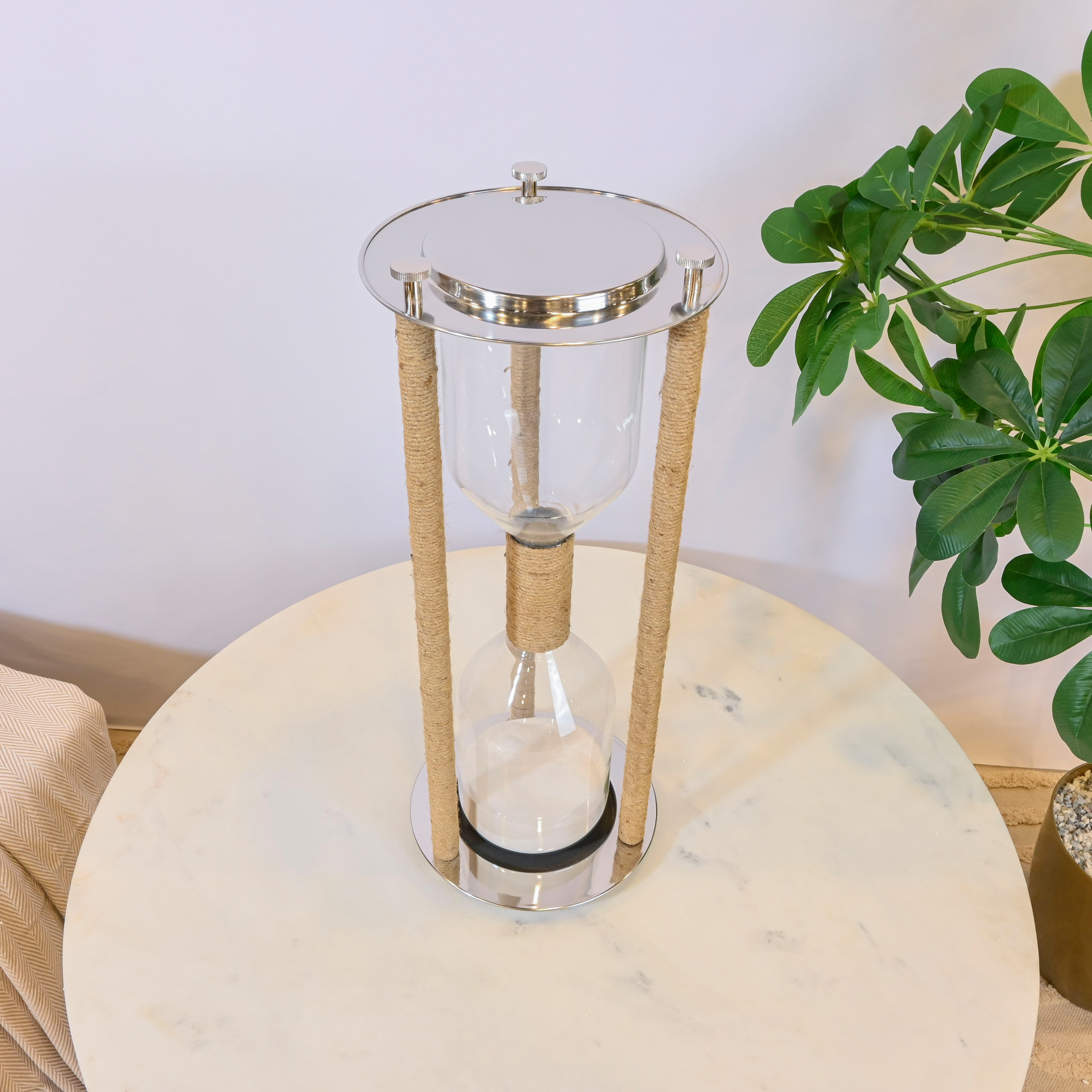 Crafted by Lifestyle Decorative Hourglass Timer-household-decor-decorativeobjectsandsculptures-image-3