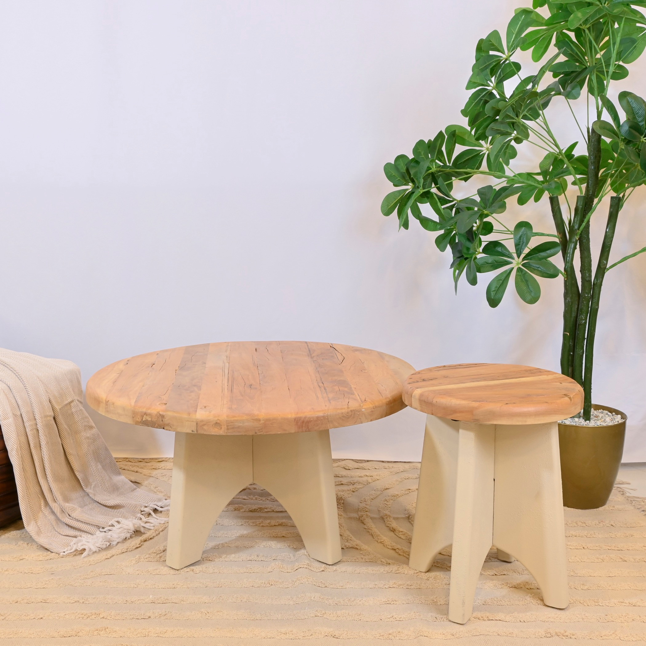 Crafted by Lifestyle Wooden Top Coffee Table-furniture-livingroom-coffeetables-image-6