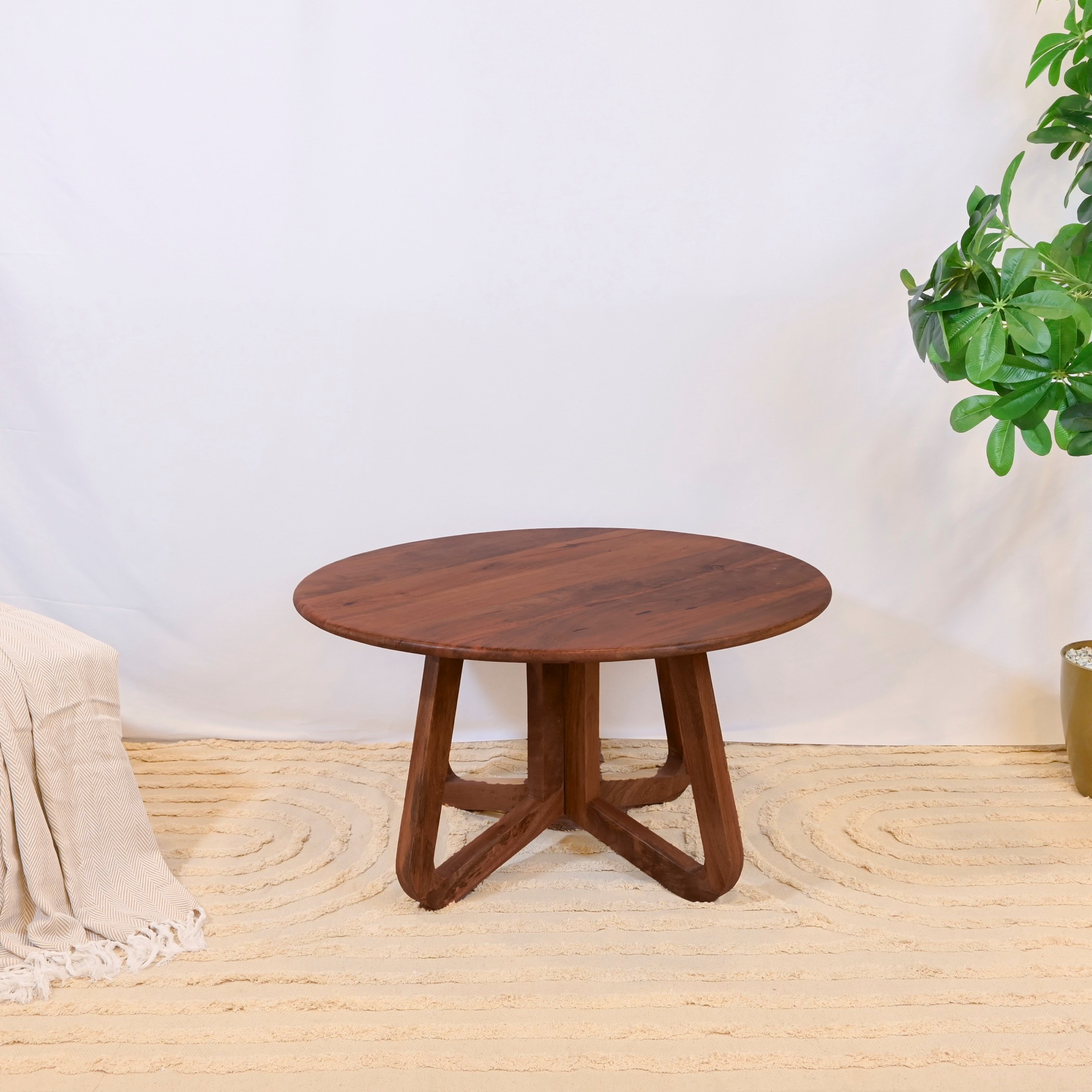 Crafted by Lifestyle Wooden Top Coffee Table-furniture-livingroom-coffeetables-image-1