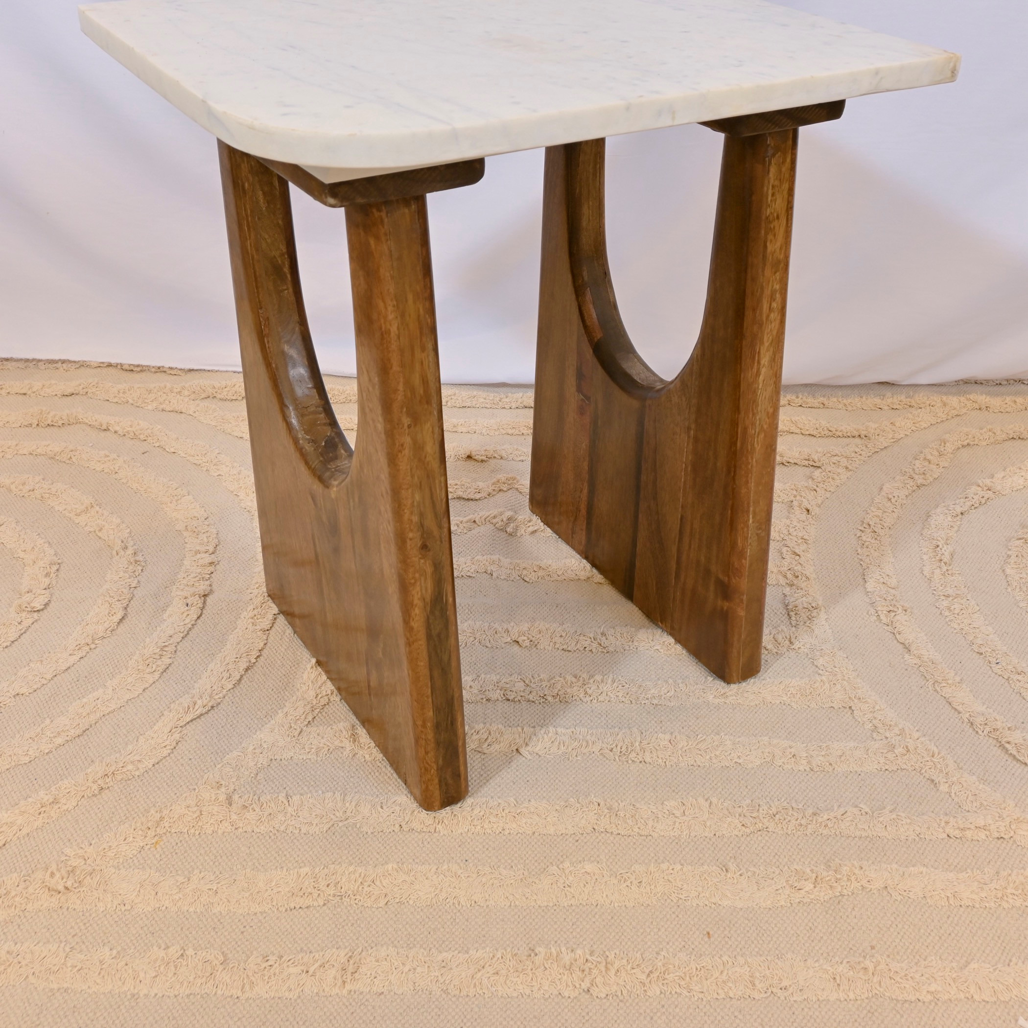 Crafted by Lifestyle Marble Top Accent Table-furniture-livingroom-sideandendtables-image-4