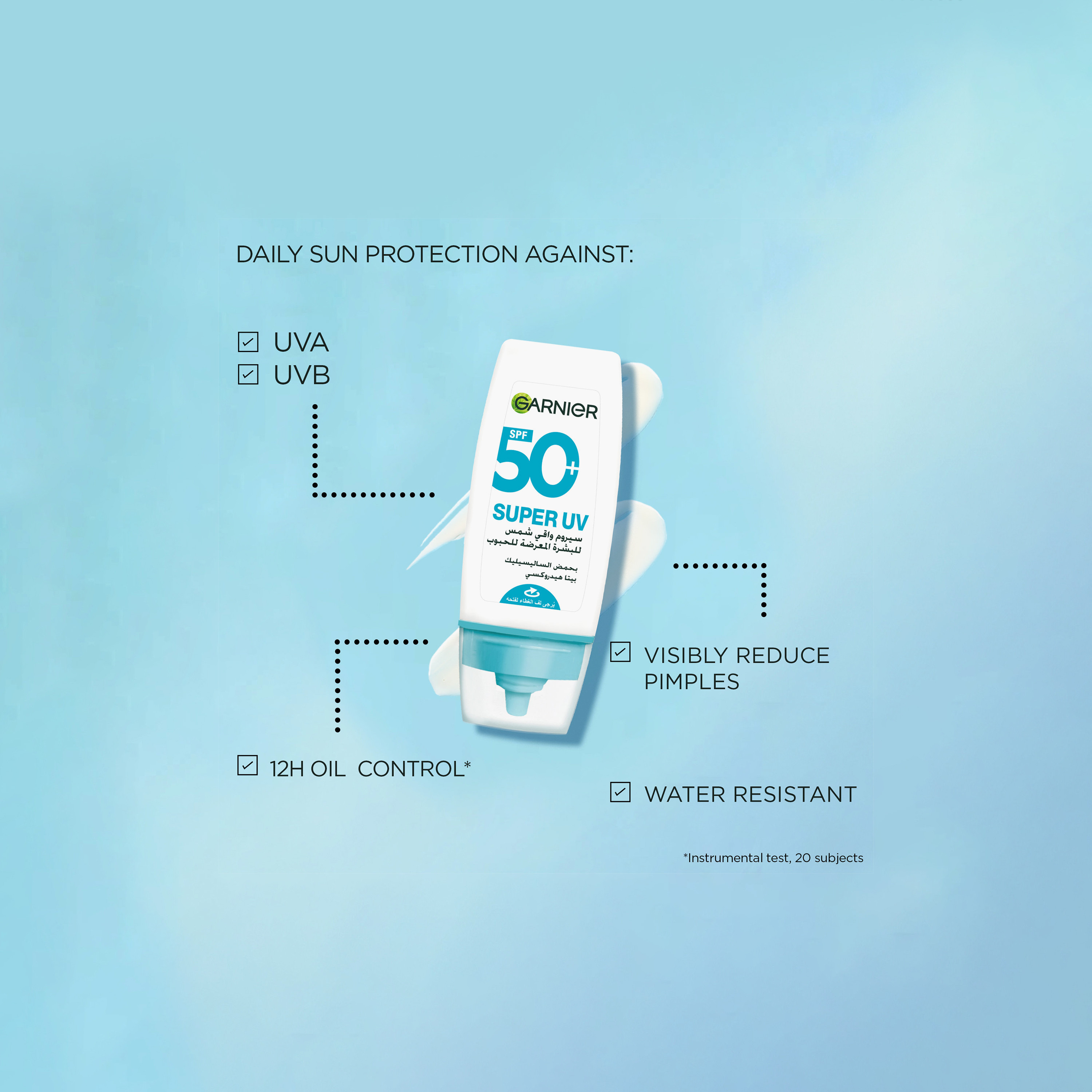 Garnier Super Uv Serum Sunscreen Acne Prone Skin 30ml-beautyandpersonalcare-kbeauty-skin-moisturisers-facemoisturisers-image-3