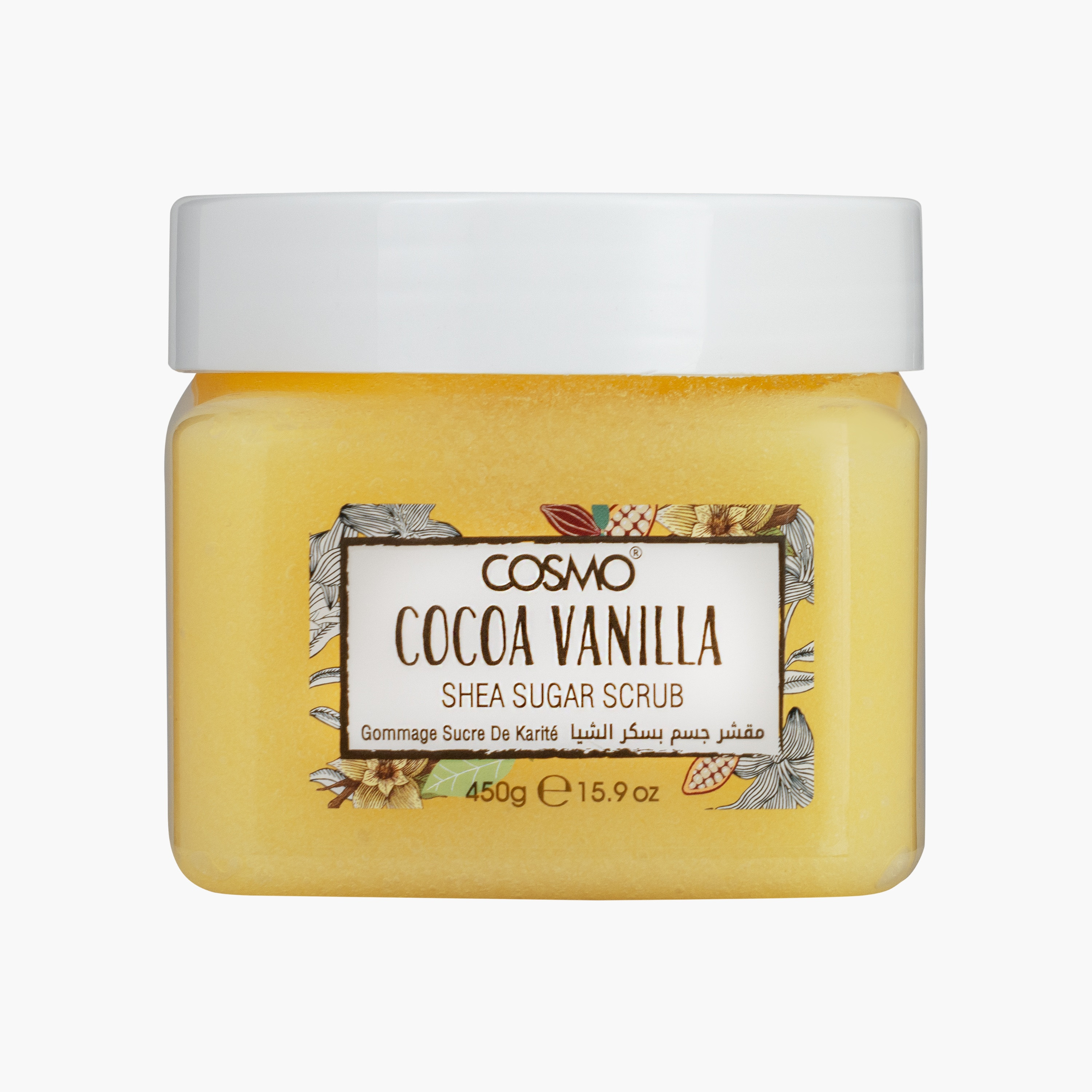 Cosmo Sugar Scrub Shea Butter& Coco Vanilla 450 Ml-beautyandpersonalcare-bathandbody-bathandshower-scrubs-image-3