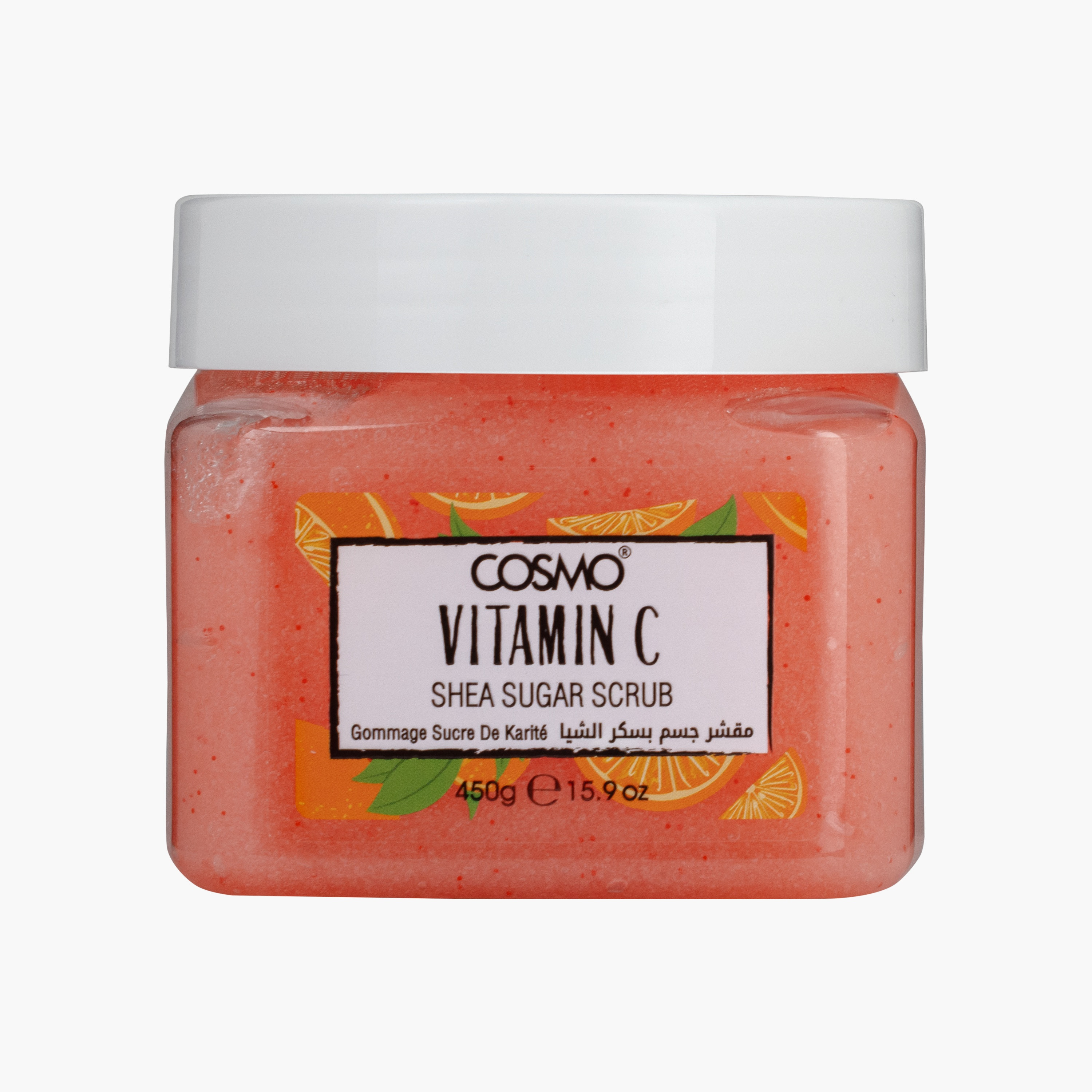 Cosmo Sugar Scrub Shea Butter& Vitamin C 450 Ml-beautyandpersonalcare-bathandbody-bathandshower-scrubs-image-3