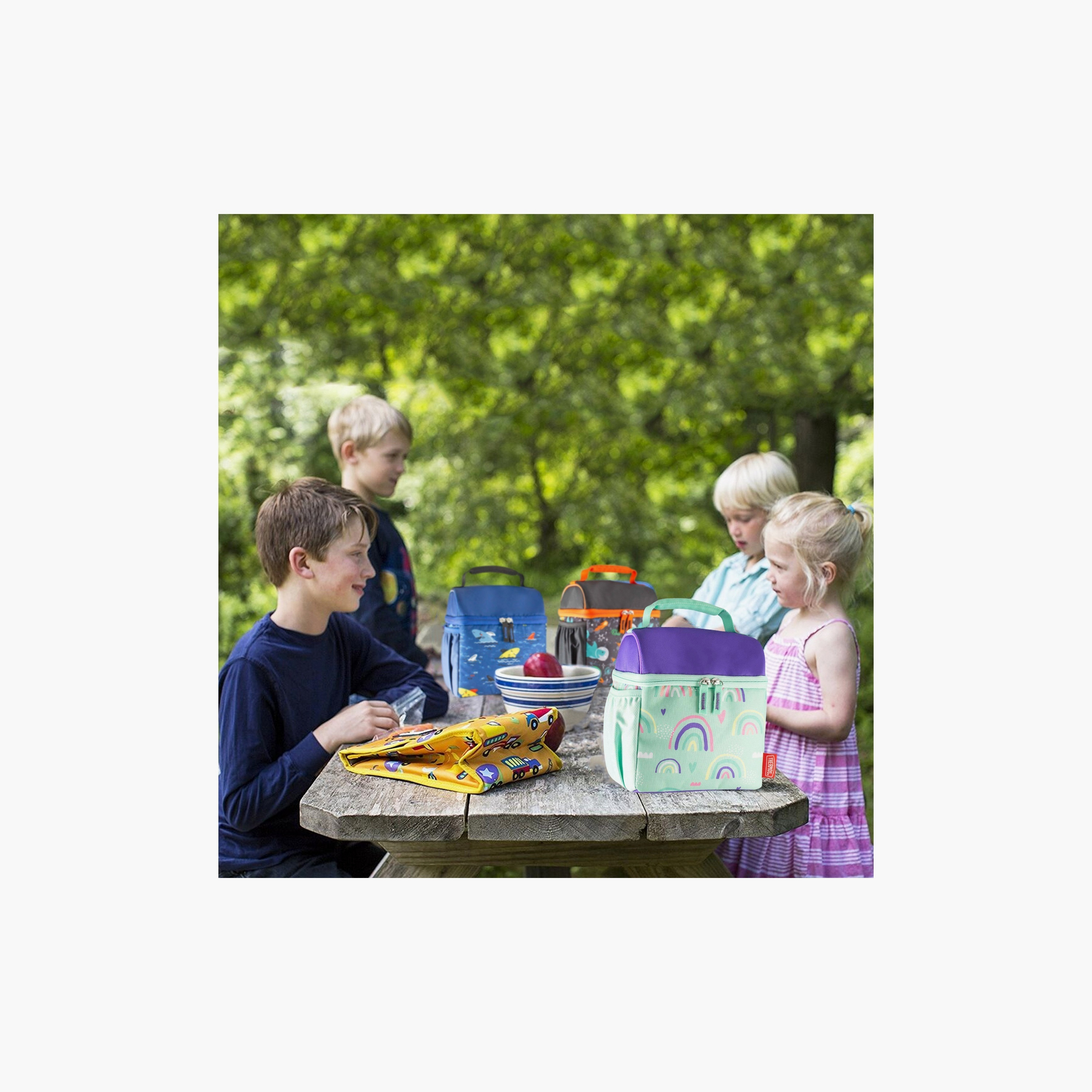 Thermos Rainbow Print Insulated Pop Top Lunch Bag-school-lunchessentials-lunchbags-image-7