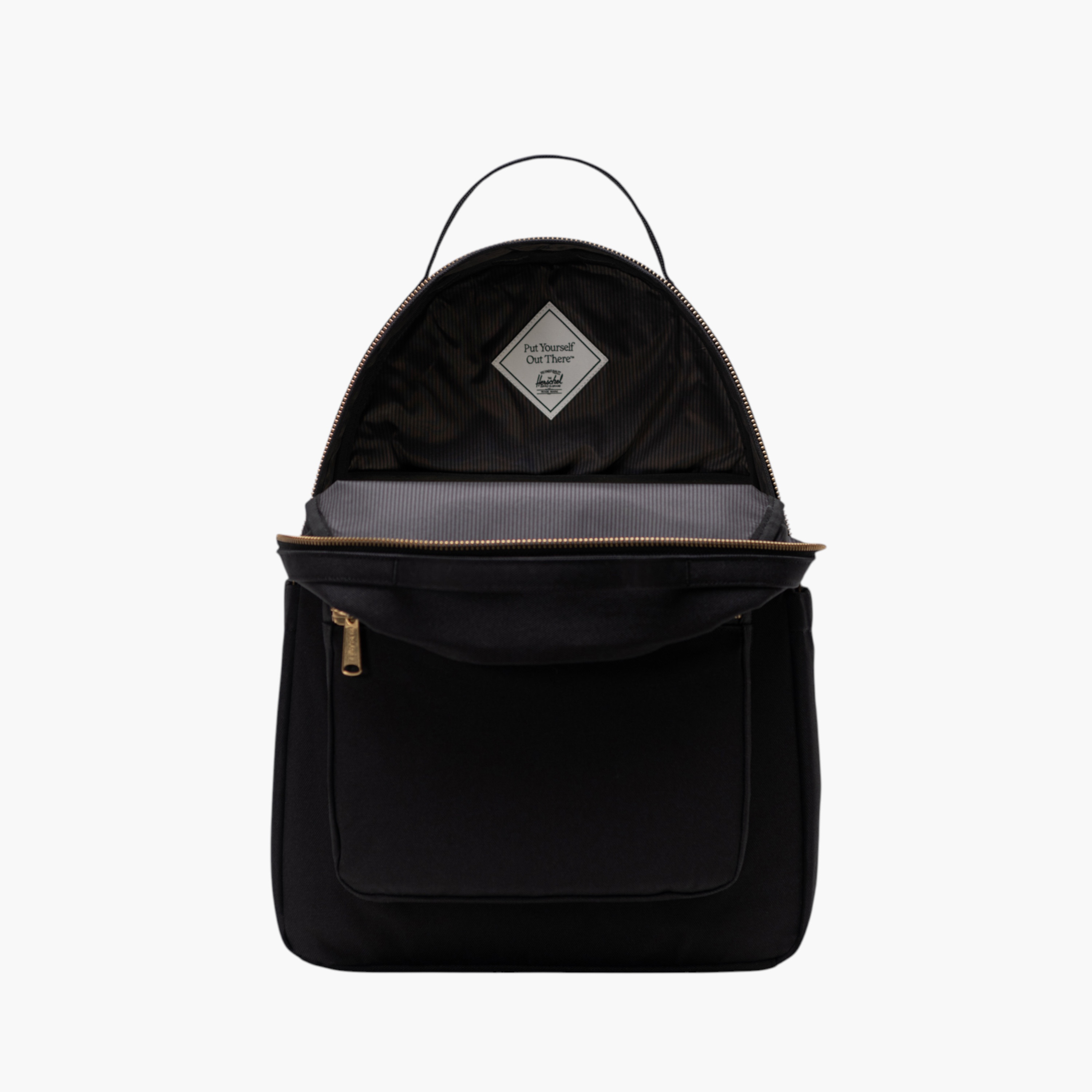 Herschel Supply Co Solid Backpack with Adjustable Straps and Zip Closure - 42x30x15 cms-school-bagsandbackpacks-backpacks-image-2
