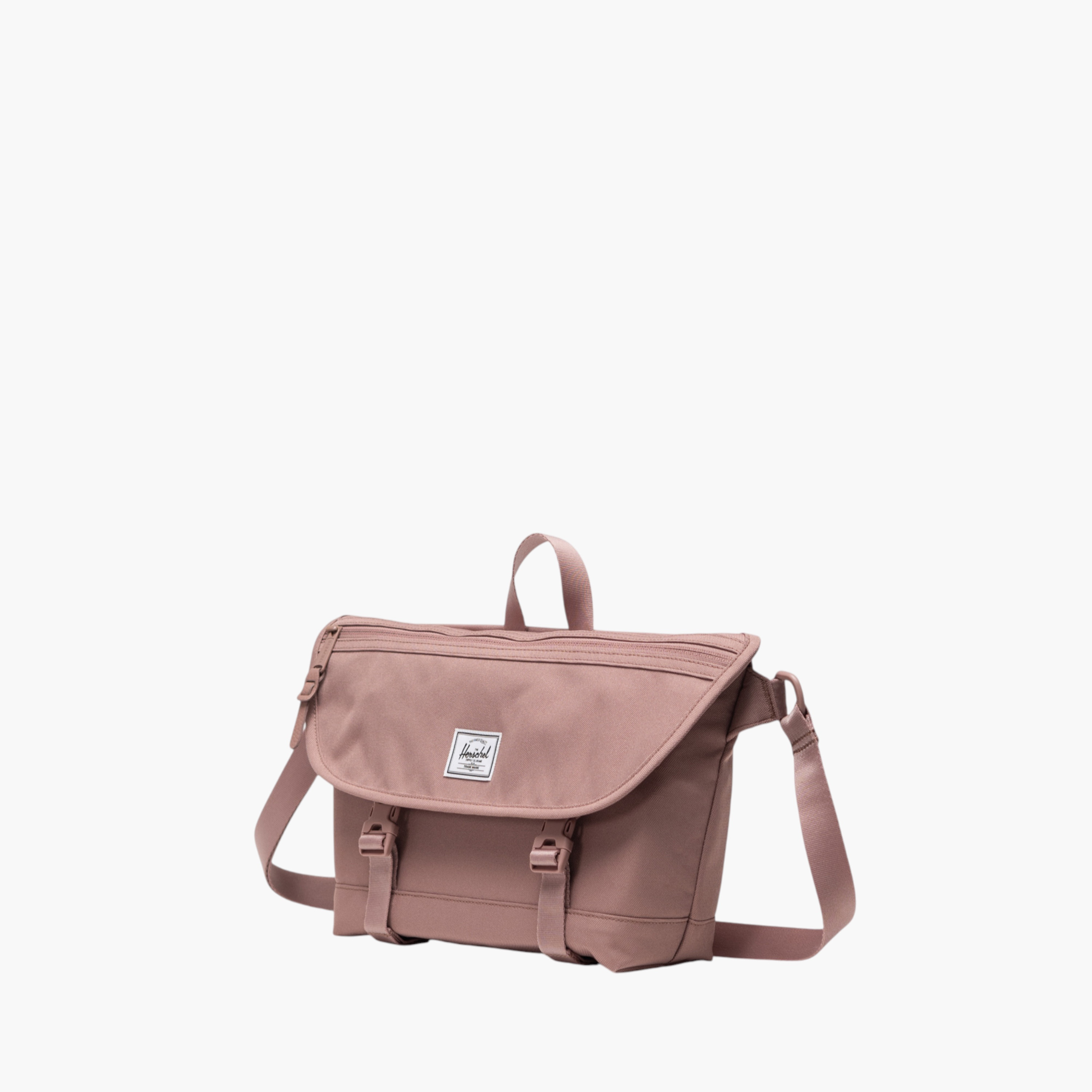 Herschel Supply Co Solid Messenger Bag with Adjustable Strap and Flap Closure-school-bagsandbackpacks-messengerbags-image-3