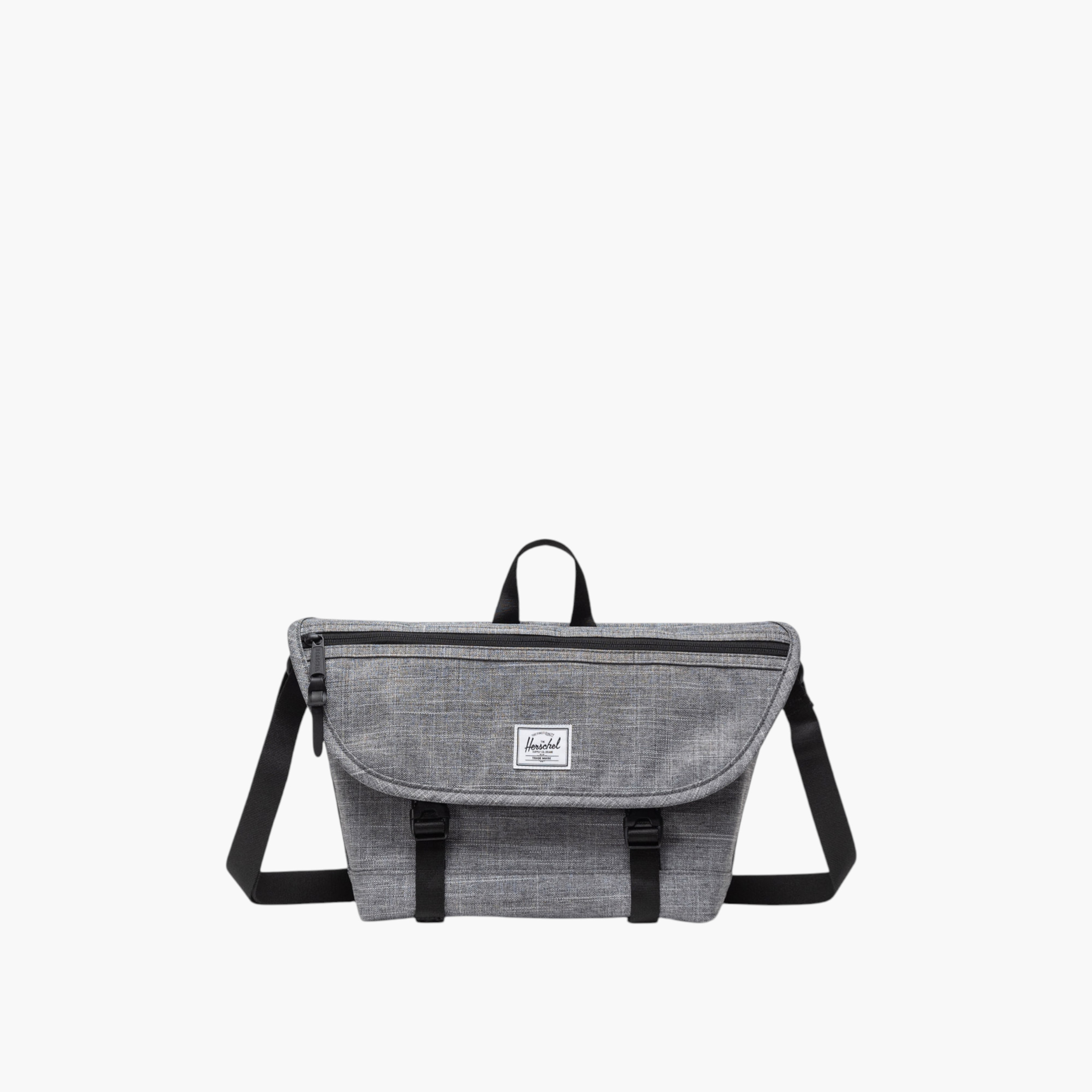 Herschel Supply Co Solid Messenger Bag with Adjustable Strap and Flap Closure-school-bagsandbackpacks-messengerbags-image-1